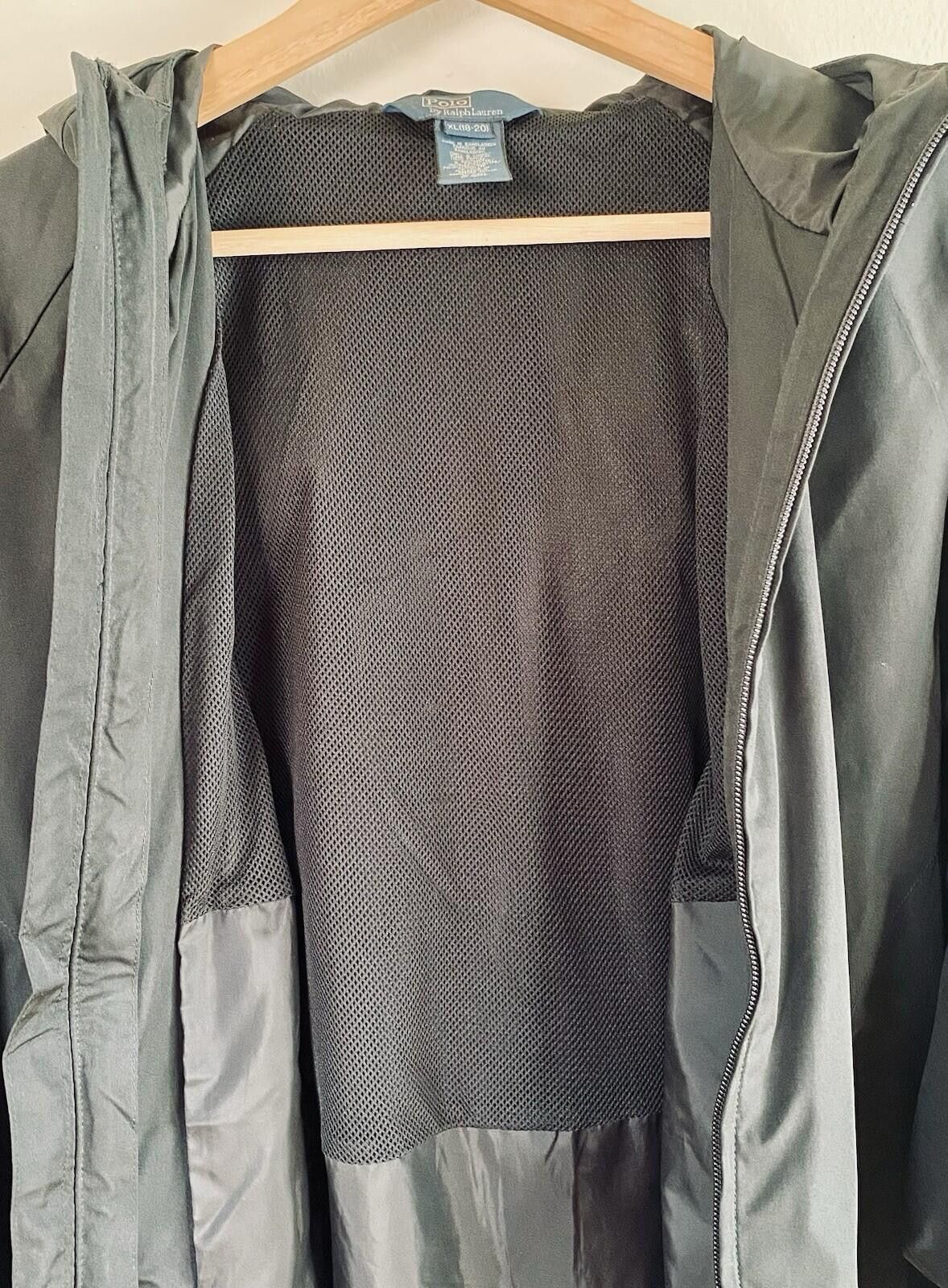 Other Polo Ralph Lauren Jacket Men XL Youth Black Windbreaker Coat Size US XL / EU 56 / 4 - 9 Thumbnail