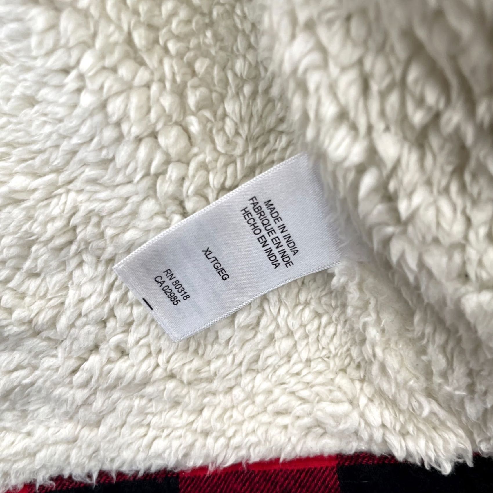 Lucky Brand VINTAGE Lucky Brand Jacket Womens XL Red Plaid Flannel Sherpa Jacket-Short Sleeve? Size XL / US 12-14 / IT 48-50 - 5 Thumbnail