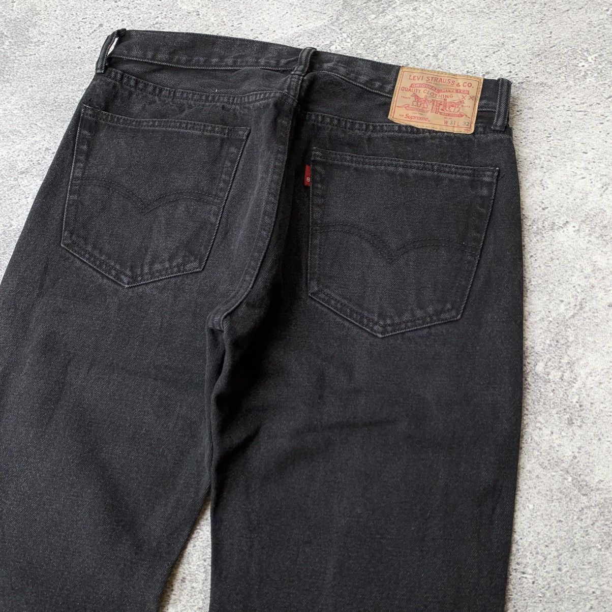 Levi's × Supreme Supreme x Levi’s Black Wash Denim Jeans Size US 31 - 6 Thumbnail