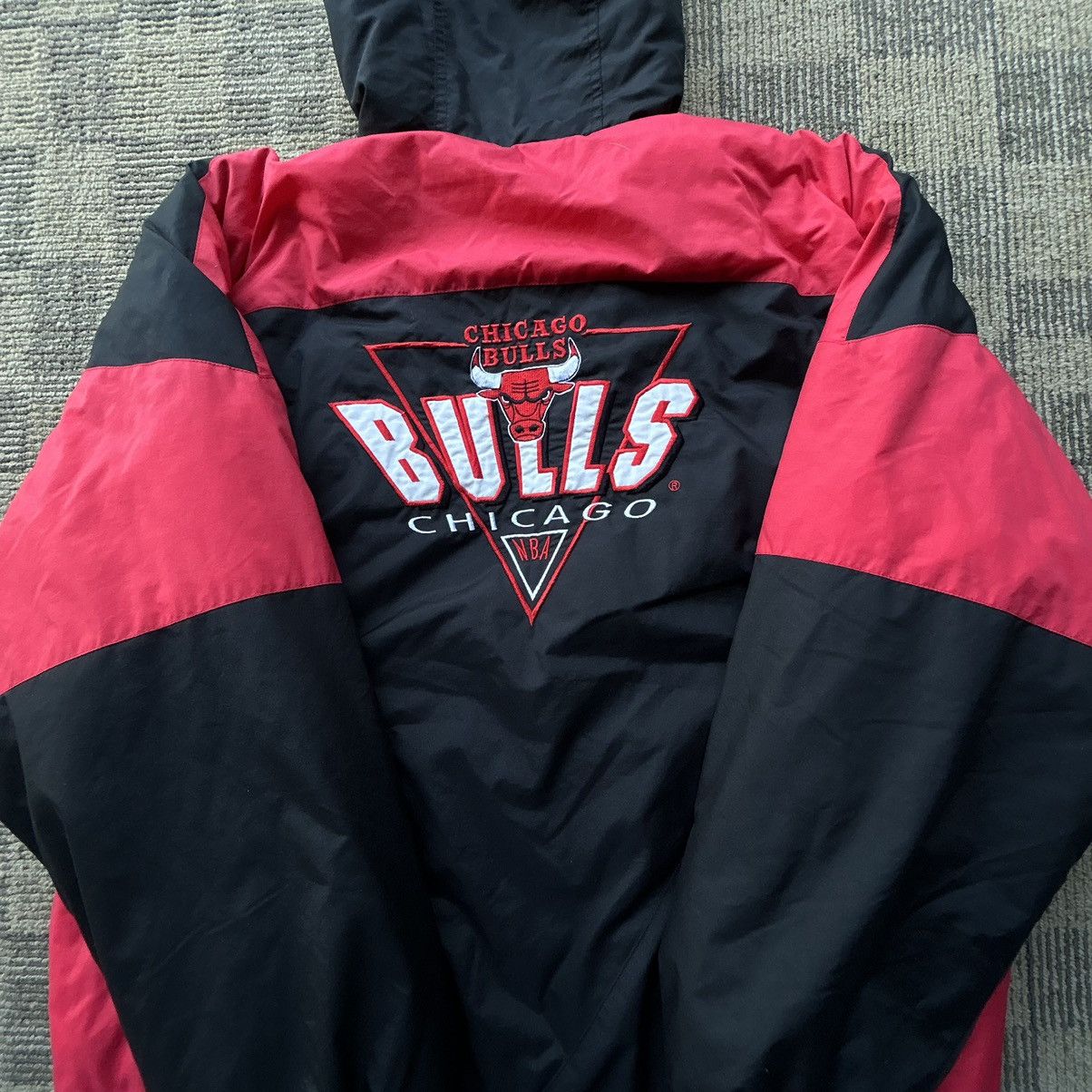 Logo 7 Vintage 90s Chicago Bulls Logo 7 Puffer Jacket Hoodie NBA Size US XL / EU 56 / 4 - 9 Thumbnail