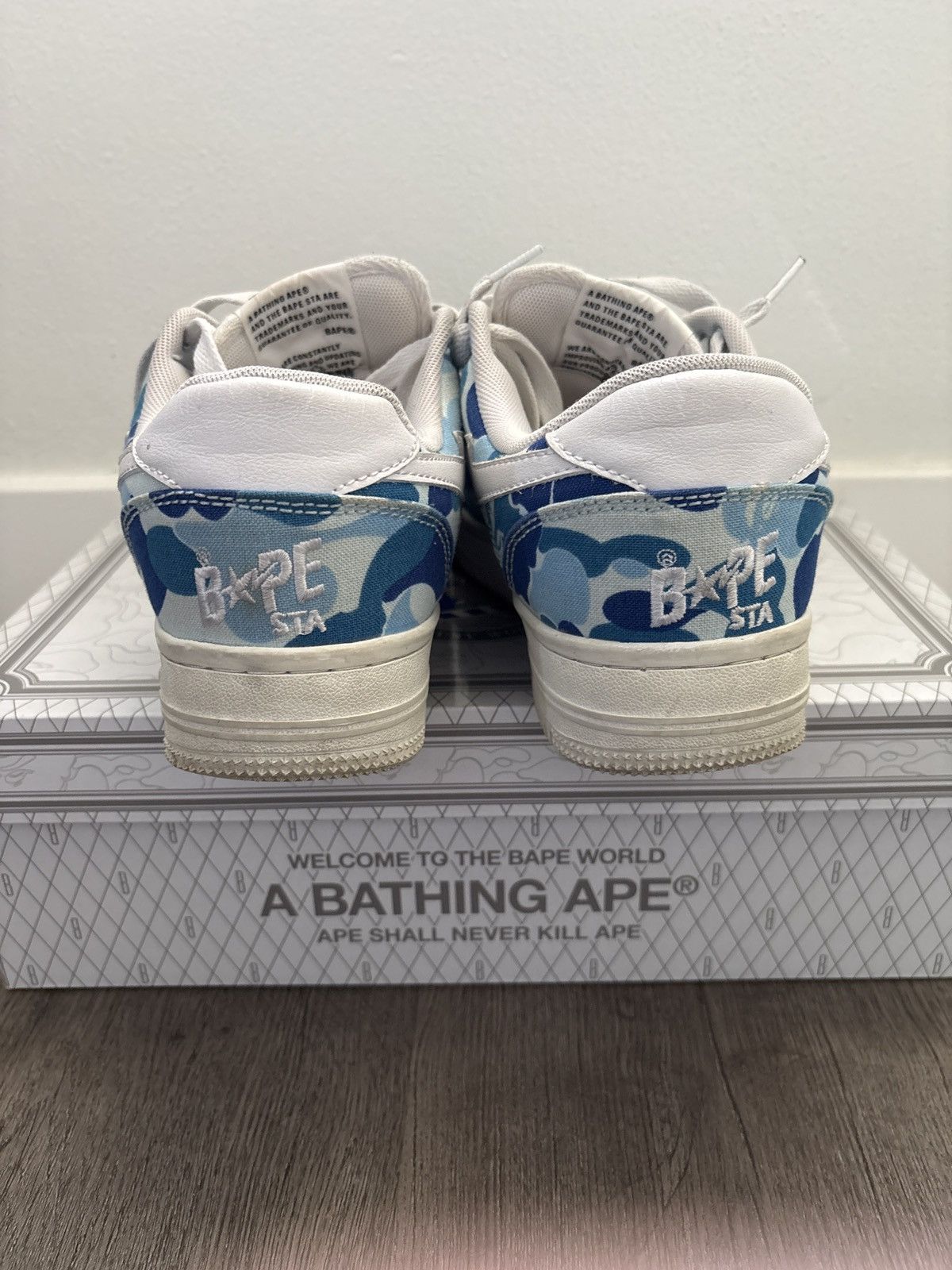 Bape Bape Sta Low ABC Camo 20th Anniversary Blue Size US 8.5 / EU 41-42 - 4 Thumbnail