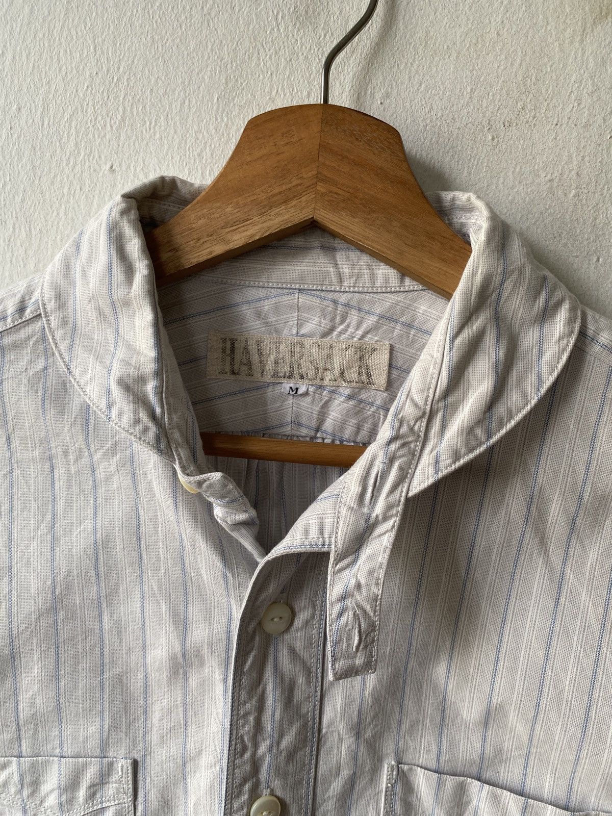 Haversack × Japanese Brand Haversack Japan Heavy Duty Cotton Button Up Shirt Size US M / EU 48-50 / 2 - 9 Thumbnail