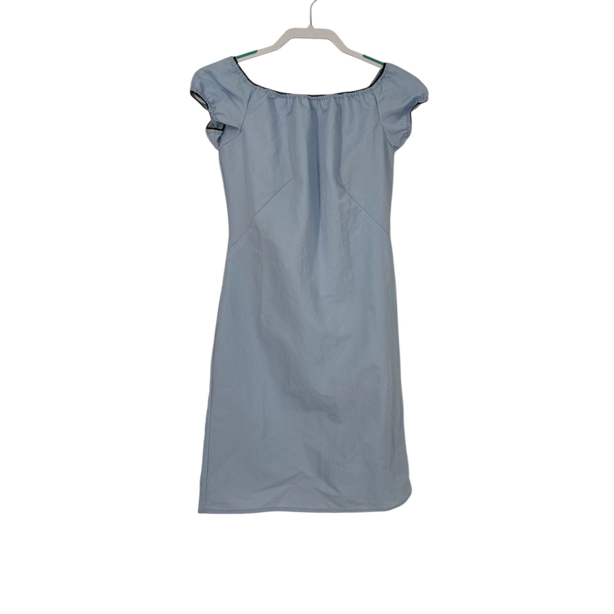 J.Crew J. Crew Dress - Powder Blue Sheath Mini NWT - Size 0 Size XS / US 0-2 / IT 36-38 - 1 Thumbnail