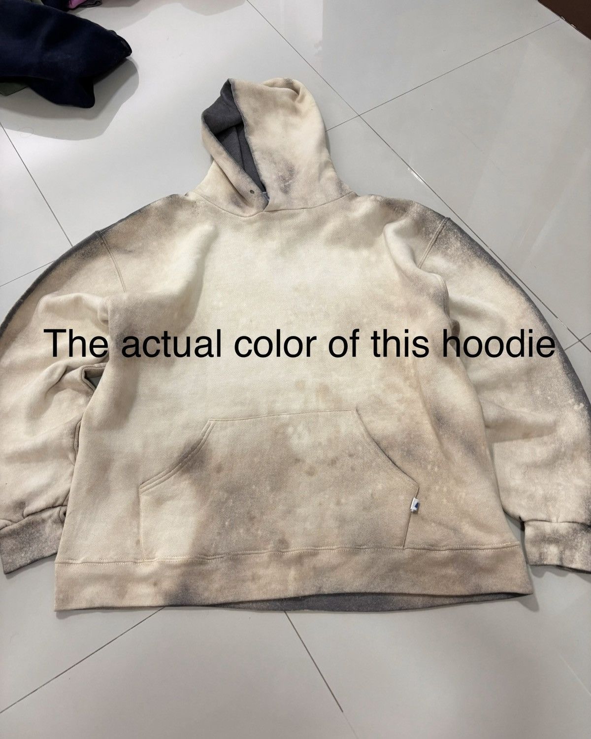 Vintage Thrashed Distressed Faded Russell Hoodie ERD Grunge Size US XL / EU 56 / 4 - 3 Thumbnail