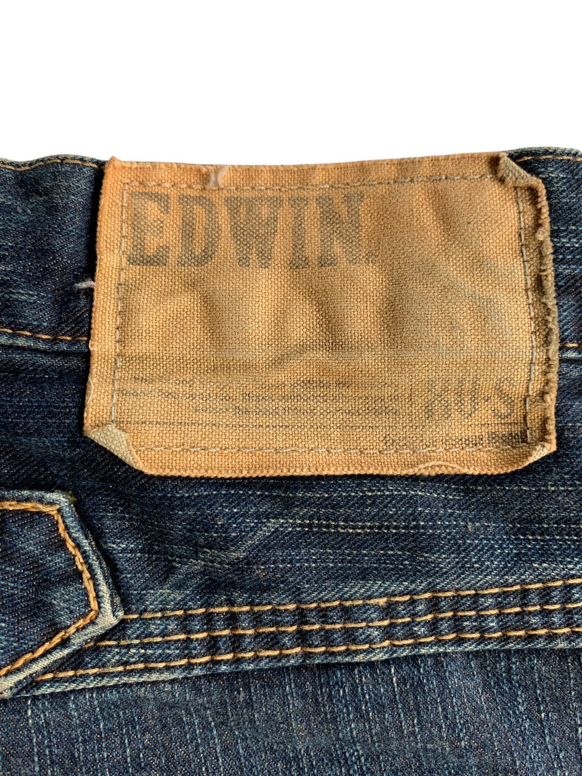 Beauty Beast × Edwin × If Six Was Nine EDWIN XVS PUNK STYLE RUSTY MUDMAX DISTRESSED DENIM☠️🎌 Size US 32 / EU 48 - 11 Thumbnail