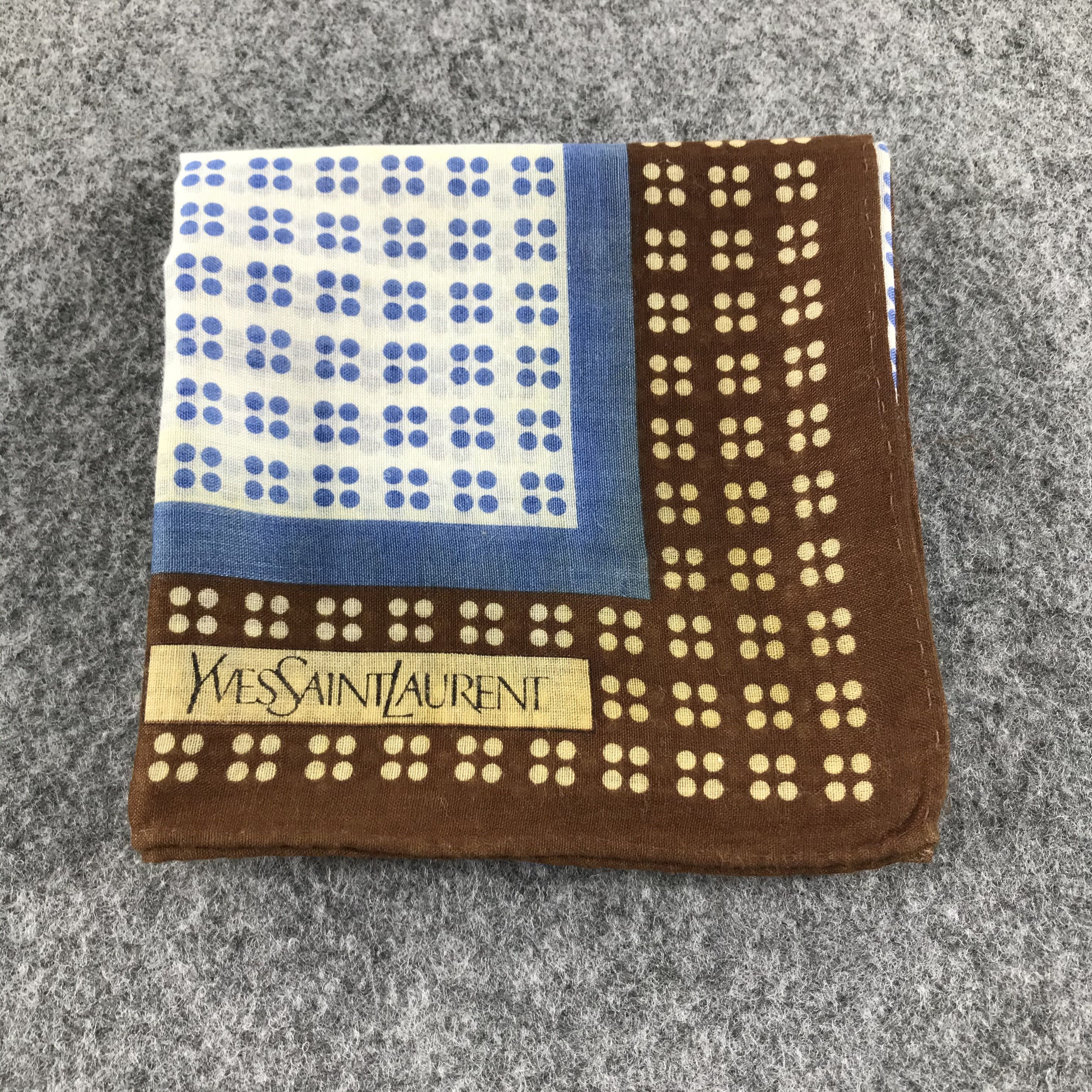 Yves Saint Laurent Yves Saint Laurent Handkerchief Neckerchief Bandana H380 Size ONE SIZE - 7 Thumbnail