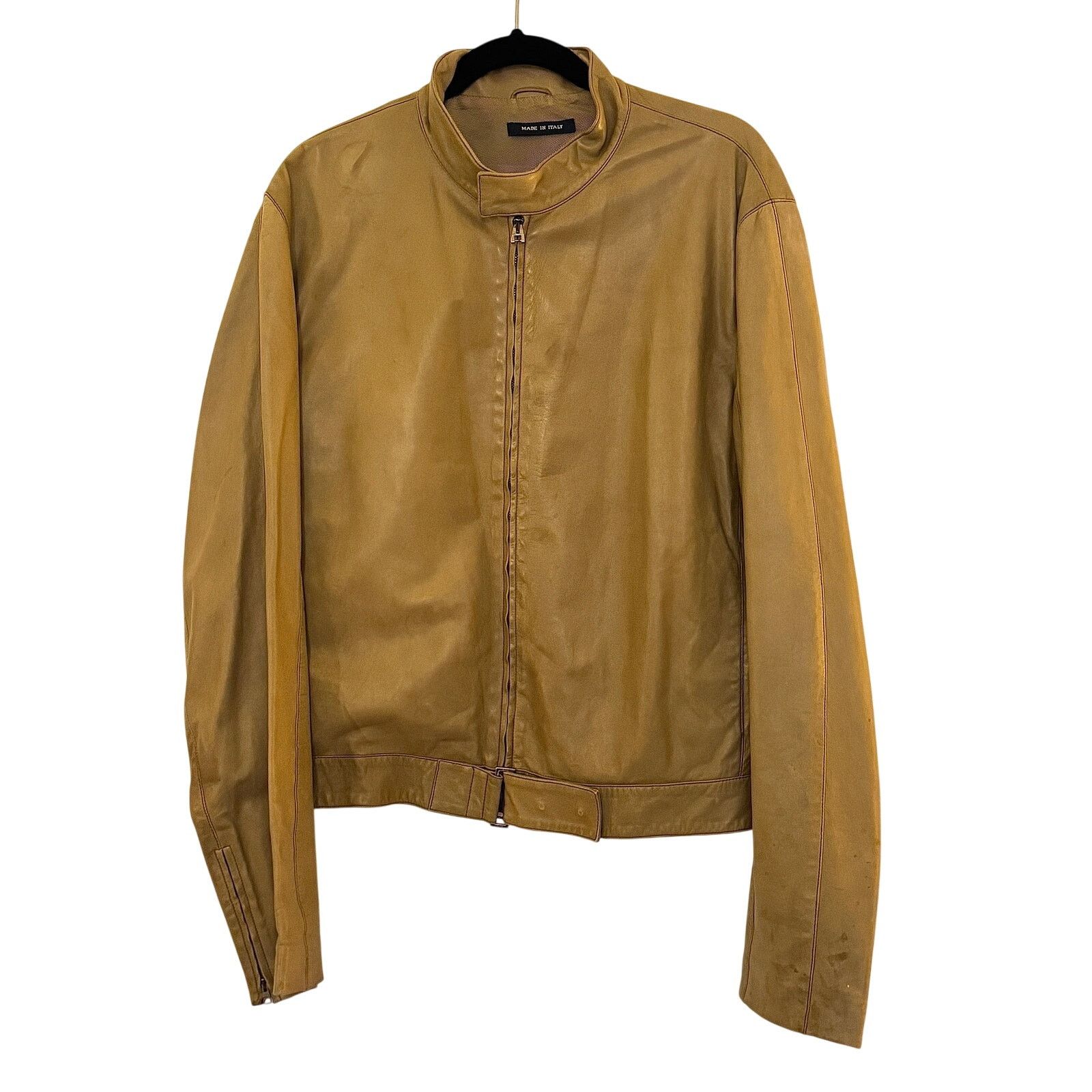 Gucci Gucci Rare Tom Ford Men's Leather Jacket Size US XL / EU 56 / 4 - 1 Thumbnail