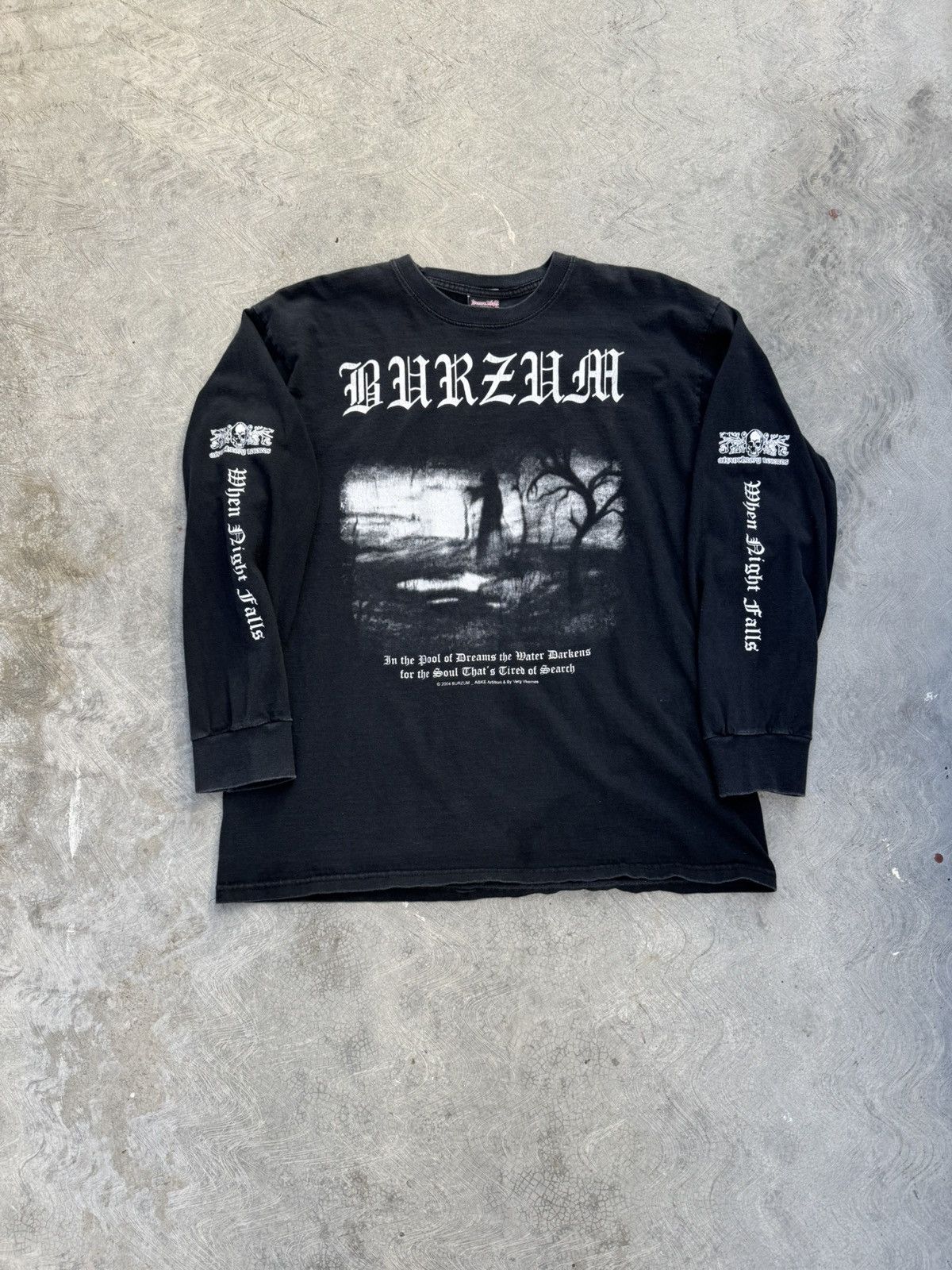 Band Tees Vintage Y2K 2004 Burzum Longsleeve Shirt Size US L / EU 52-54 / 3 - 1 Thumbnail