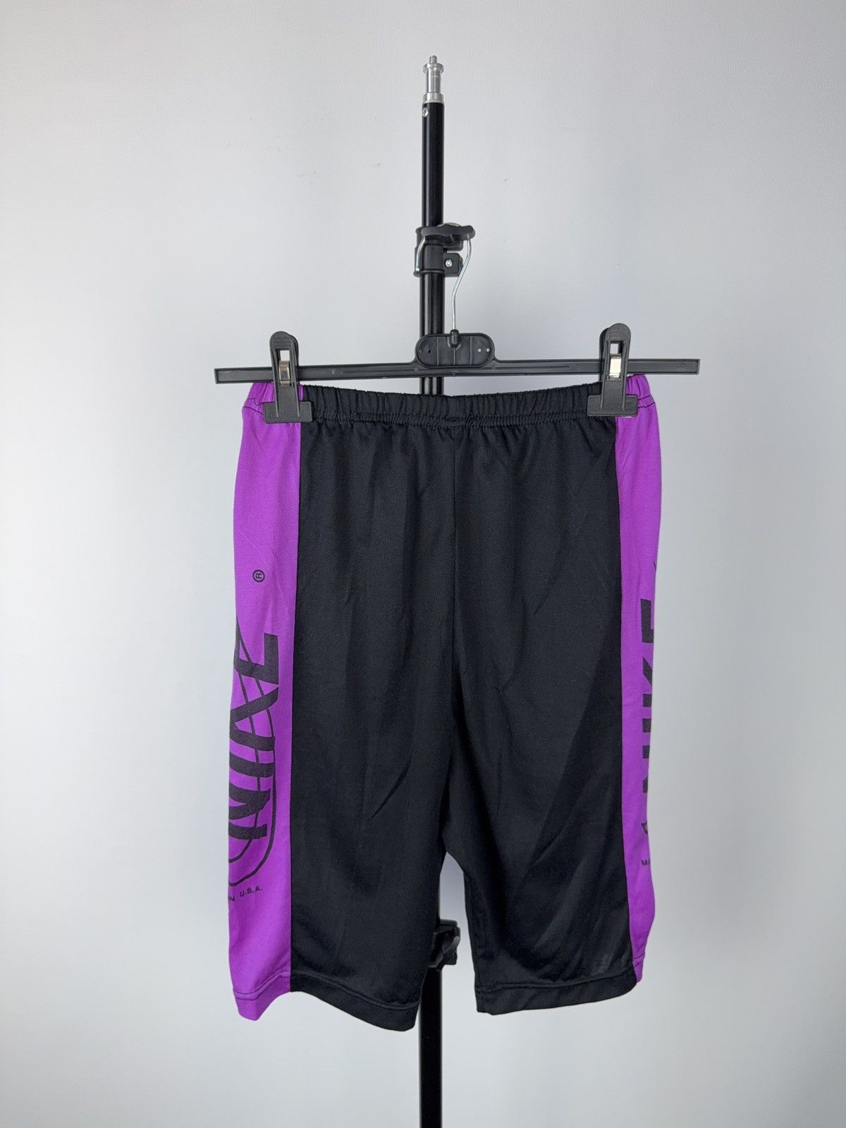 Nike × Vintage Vintage Nike Made in USA Big Logo Bike Shorts Thermo Size S Size US 30 / EU 46 - 4 Thumbnail