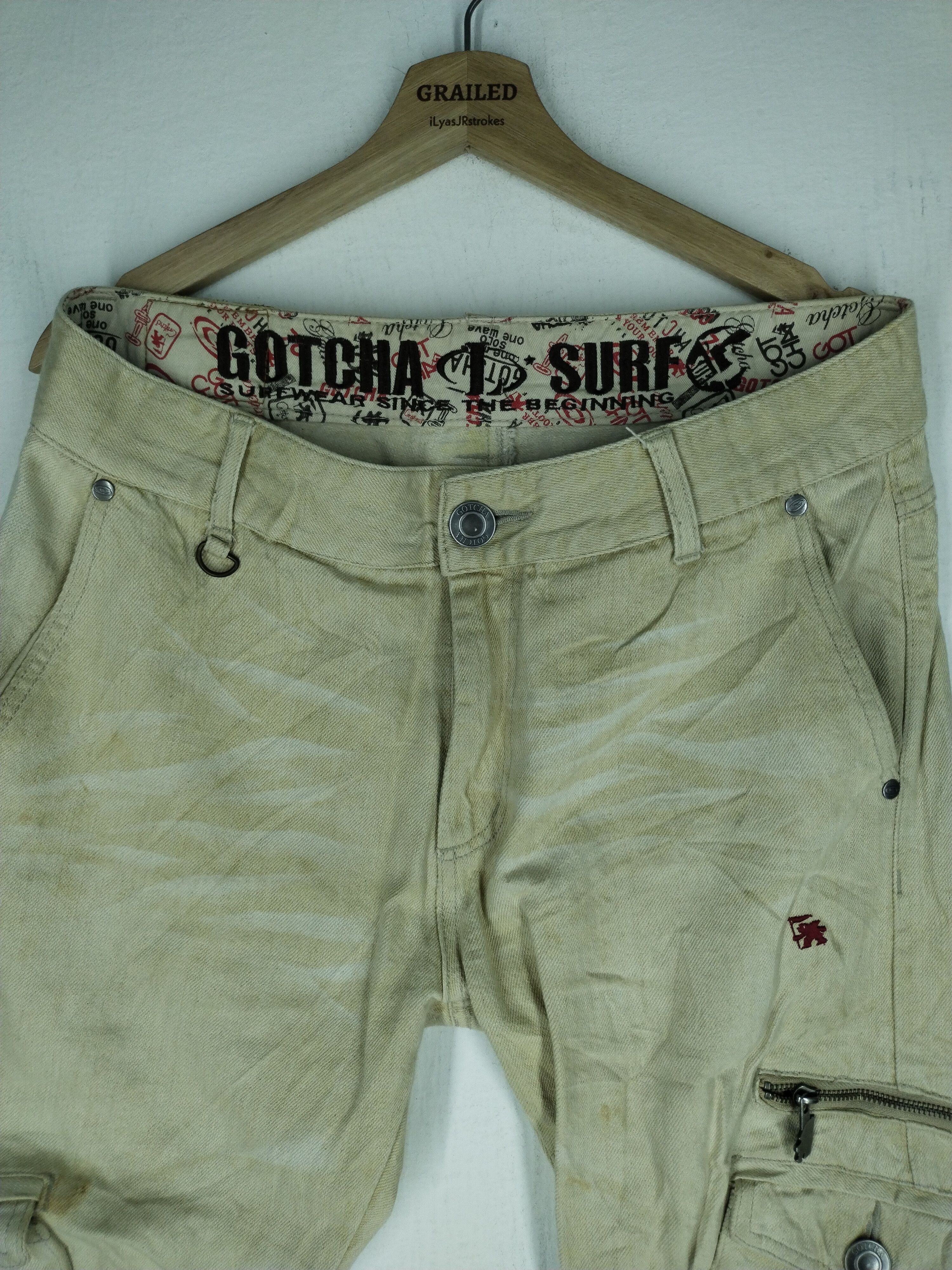 Gotcha Vtg Gotcha Surf Cargo Pants Size US 36 / EU 52 - 3 Thumbnail