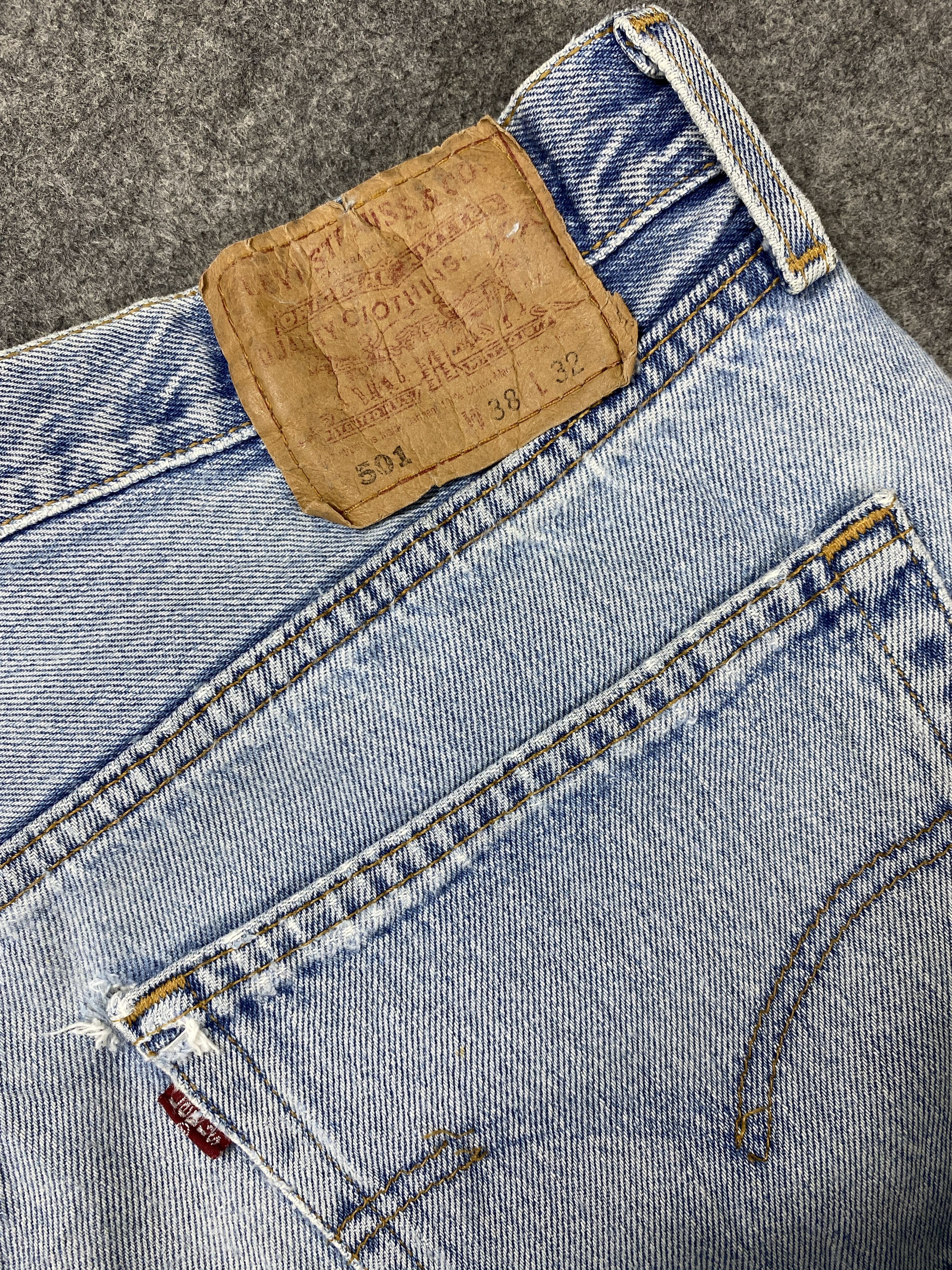 Japanese Brand Light Blue Wash Vintage Levi's 501 36x31.5 Denim -JN2350 Size US 36 / EU 52 - 9 Thumbnail