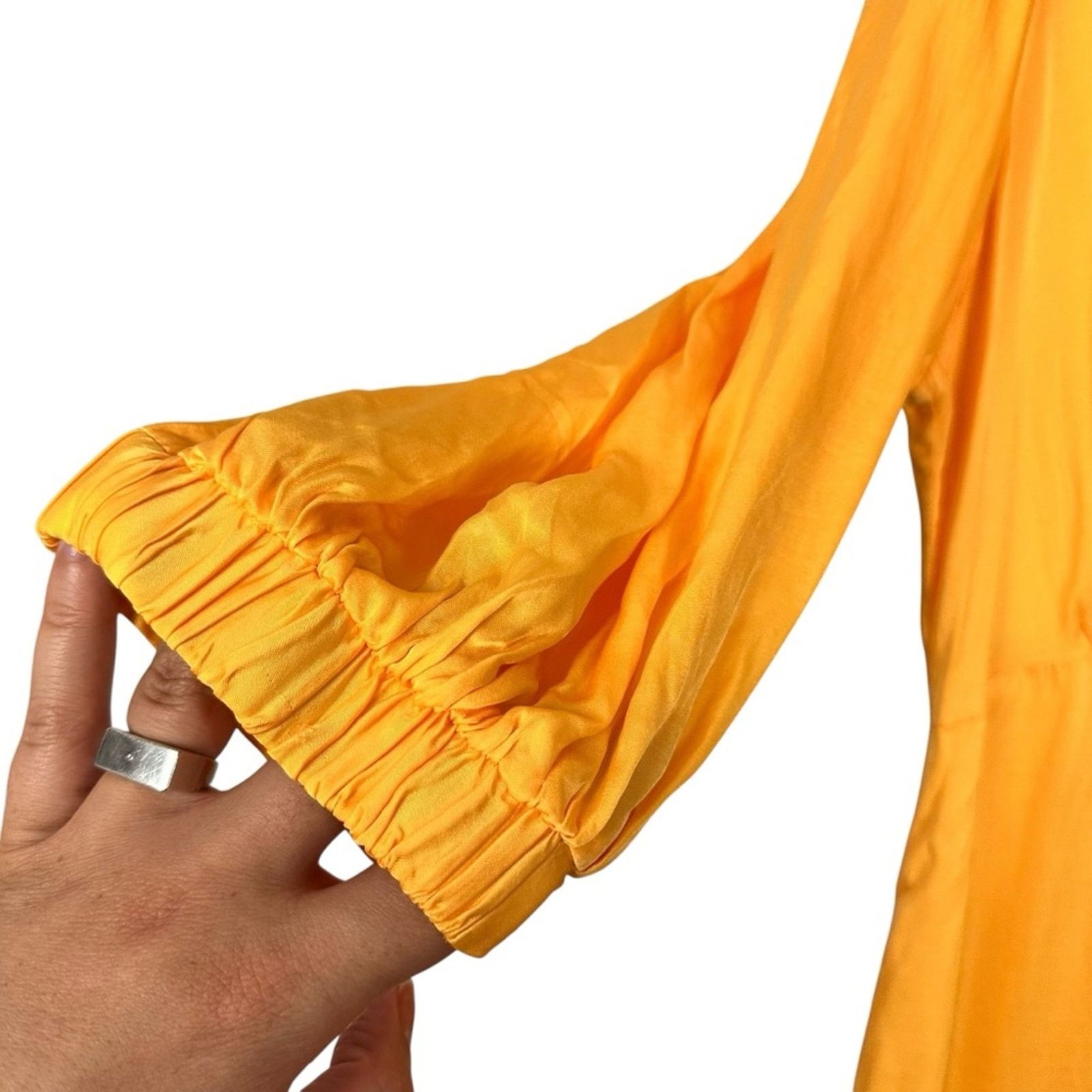Young Fabulous & Broke Young Fabulous & Broke Yellow Button Down Shift Dress Large Size L / US 10 / IT 46 - 7 Thumbnail
