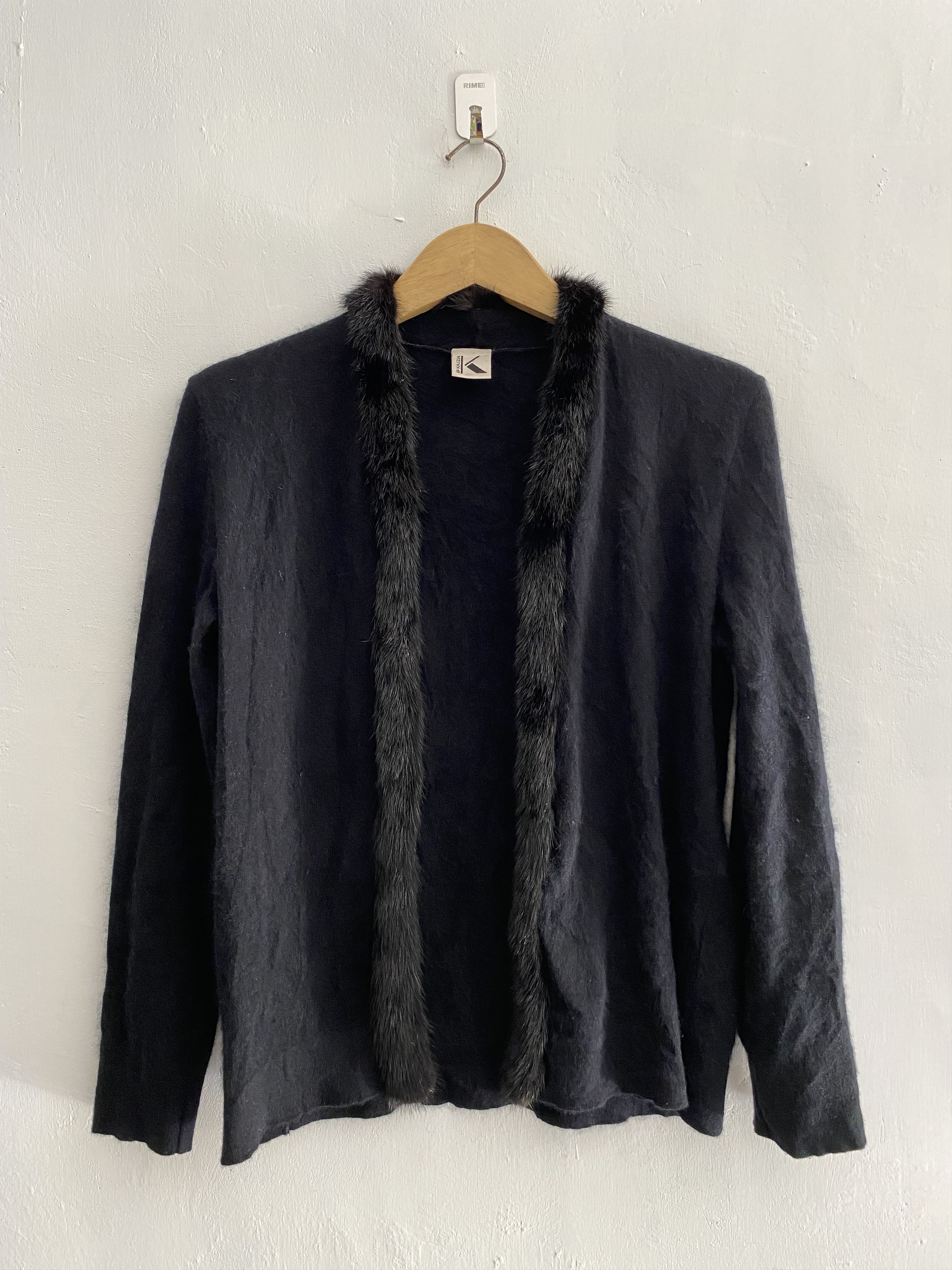 If Six Was Nine × Japanese Brand × Le Grande Bleu (L.G.B.) Japanese lgb style krizia fauxfur cardigan Size US M / EU 48-50 / 2 - 1 Thumbnail