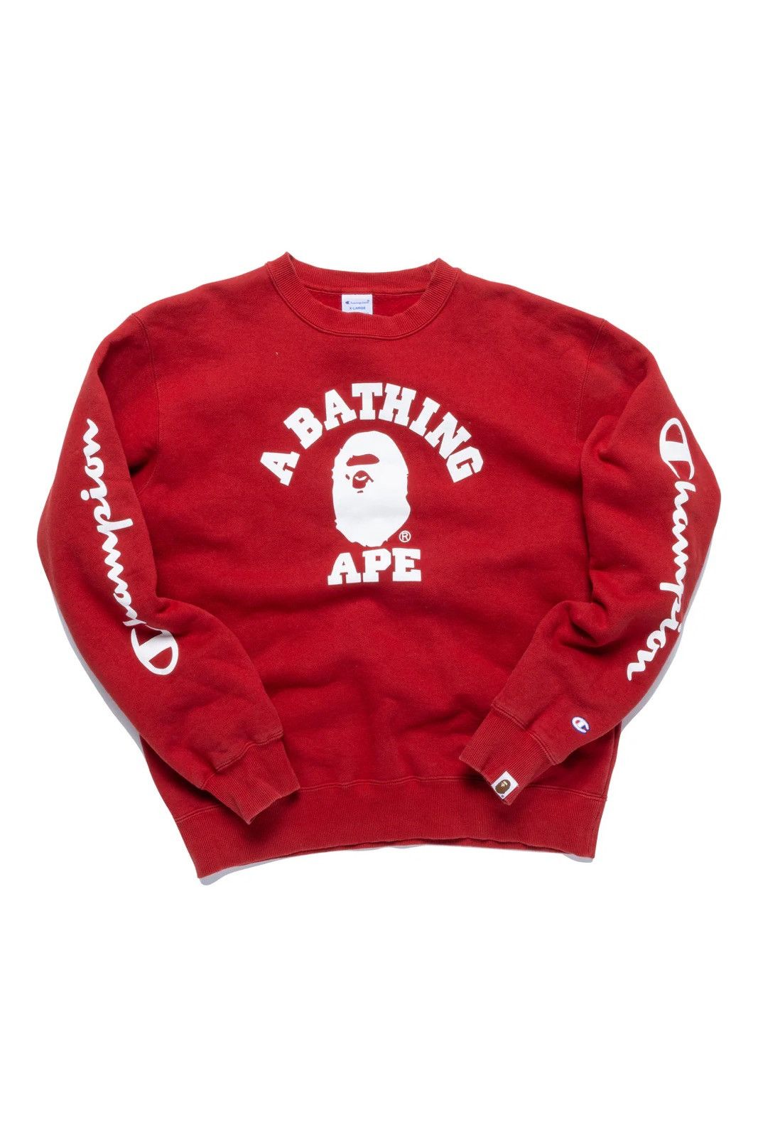 Bape x champion crewneck sale