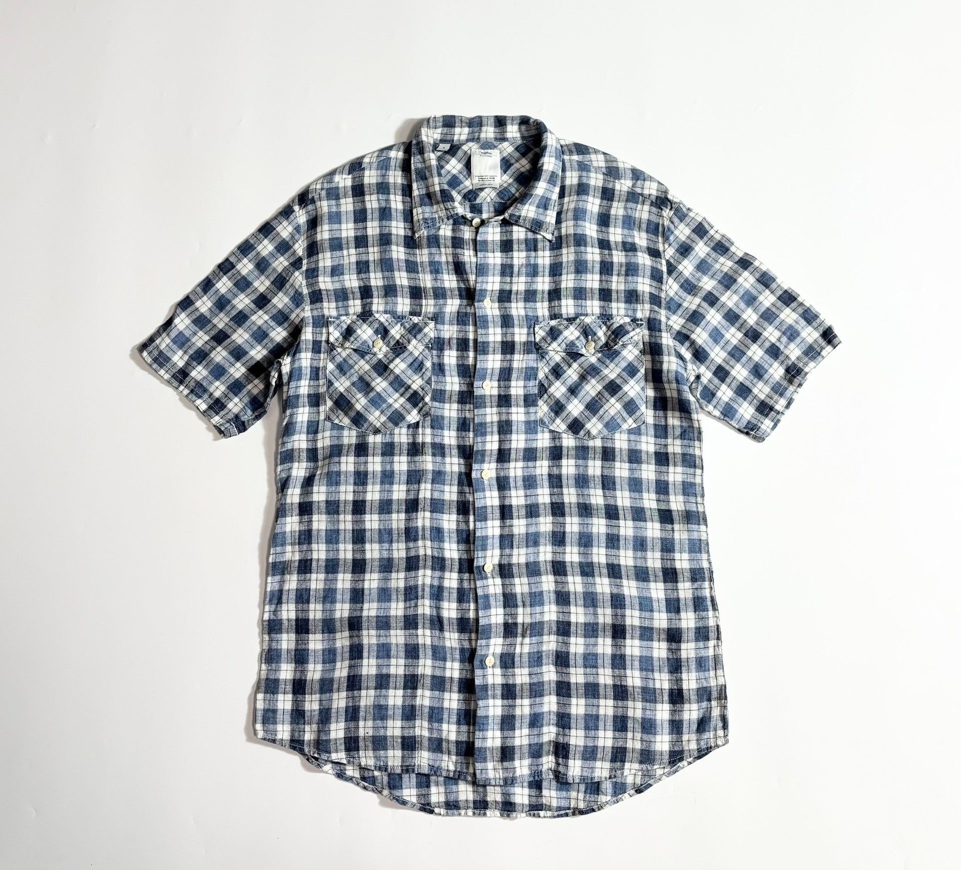 Visvim VISVIM Linen Check Shirt Size US M / EU 48-50 / 2 - 1 Thumbnail