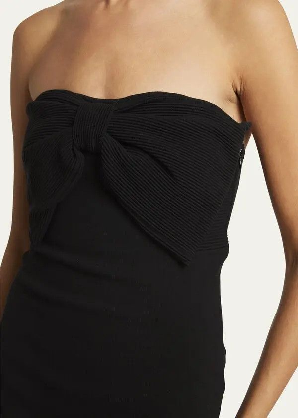 Chloe o1y0825 Midi Dress in Black Size XS / US 0-2 / IT 36-38 - 2 Thumbnail