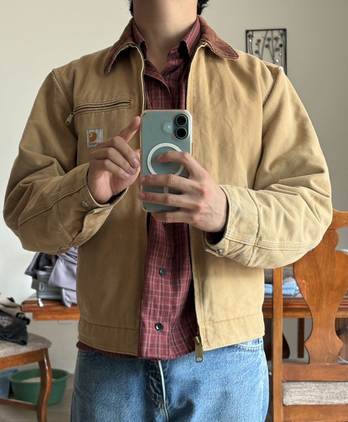 Carhartt Carhartt Detroit Jacket J001 BRN Size US S / EU 44-46 / 1 - 2 Thumbnail