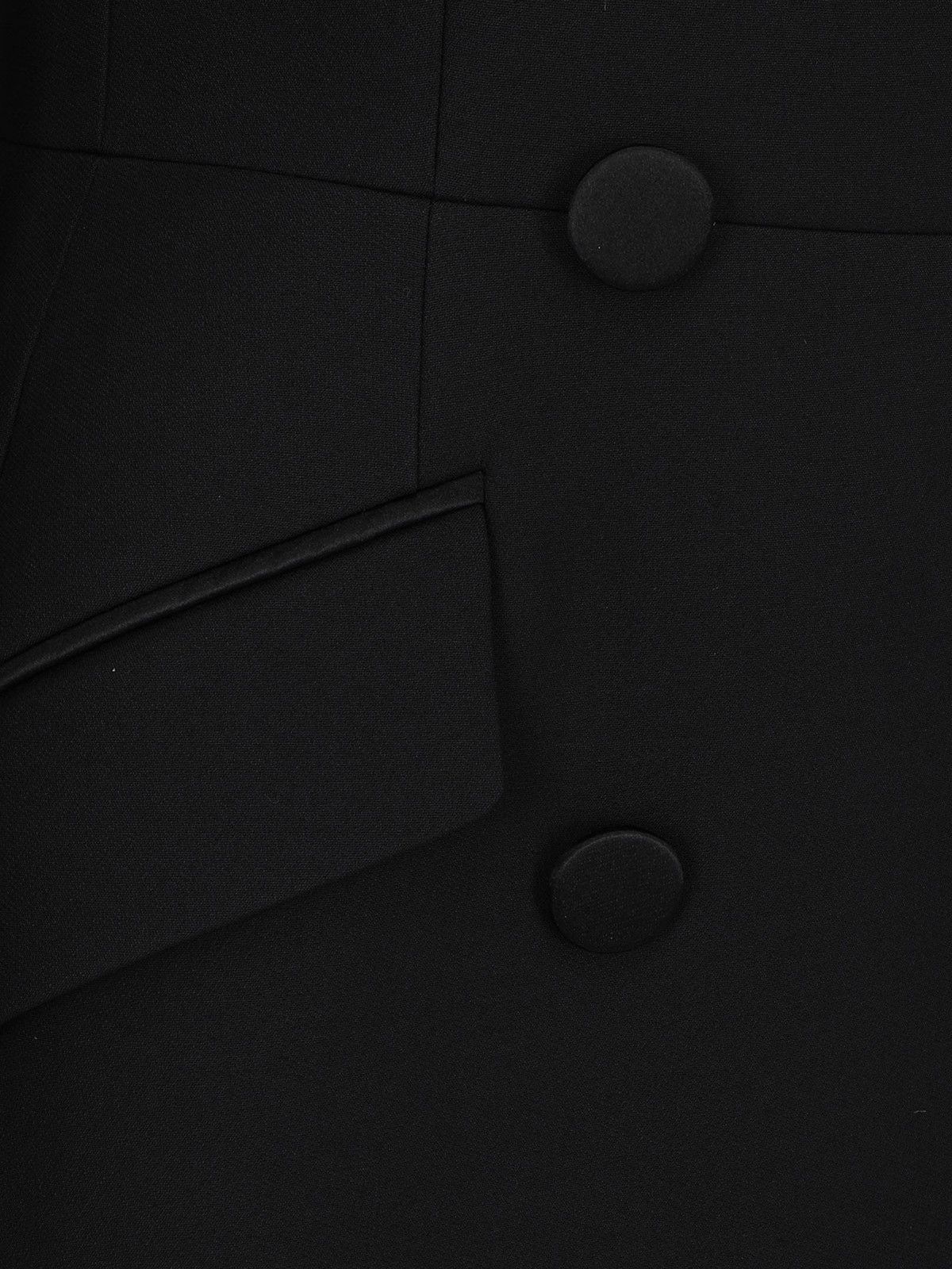 Alexander McQueen o1y0325 Coat in Black Size S / US 4 / IT 40 - 4 Thumbnail