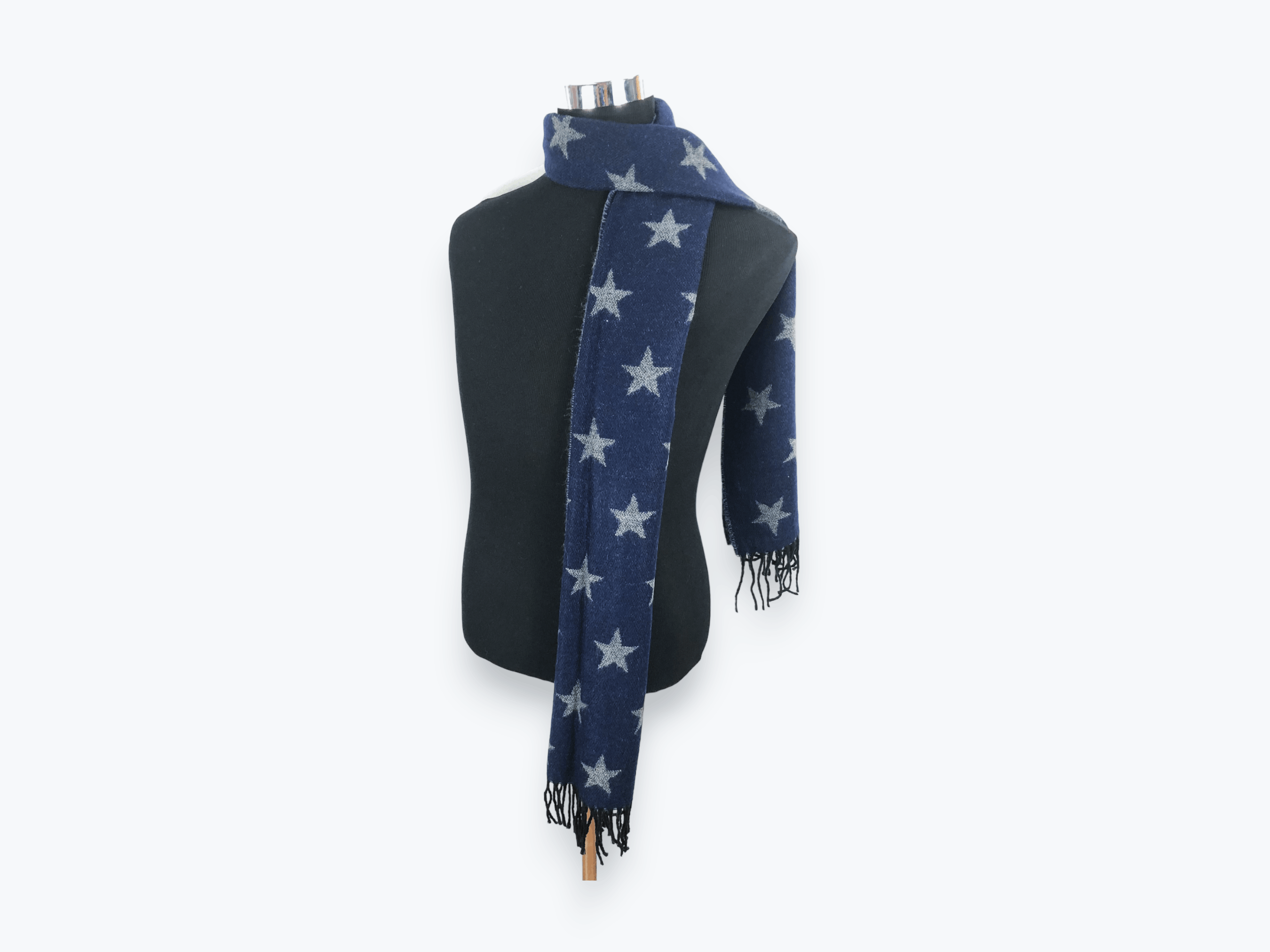 Beams Plus × Vintage Vintage Beams Lights Acrylic Scarf Muffler Blue Mf180 Size ONE SIZE - 1 Thumbnail