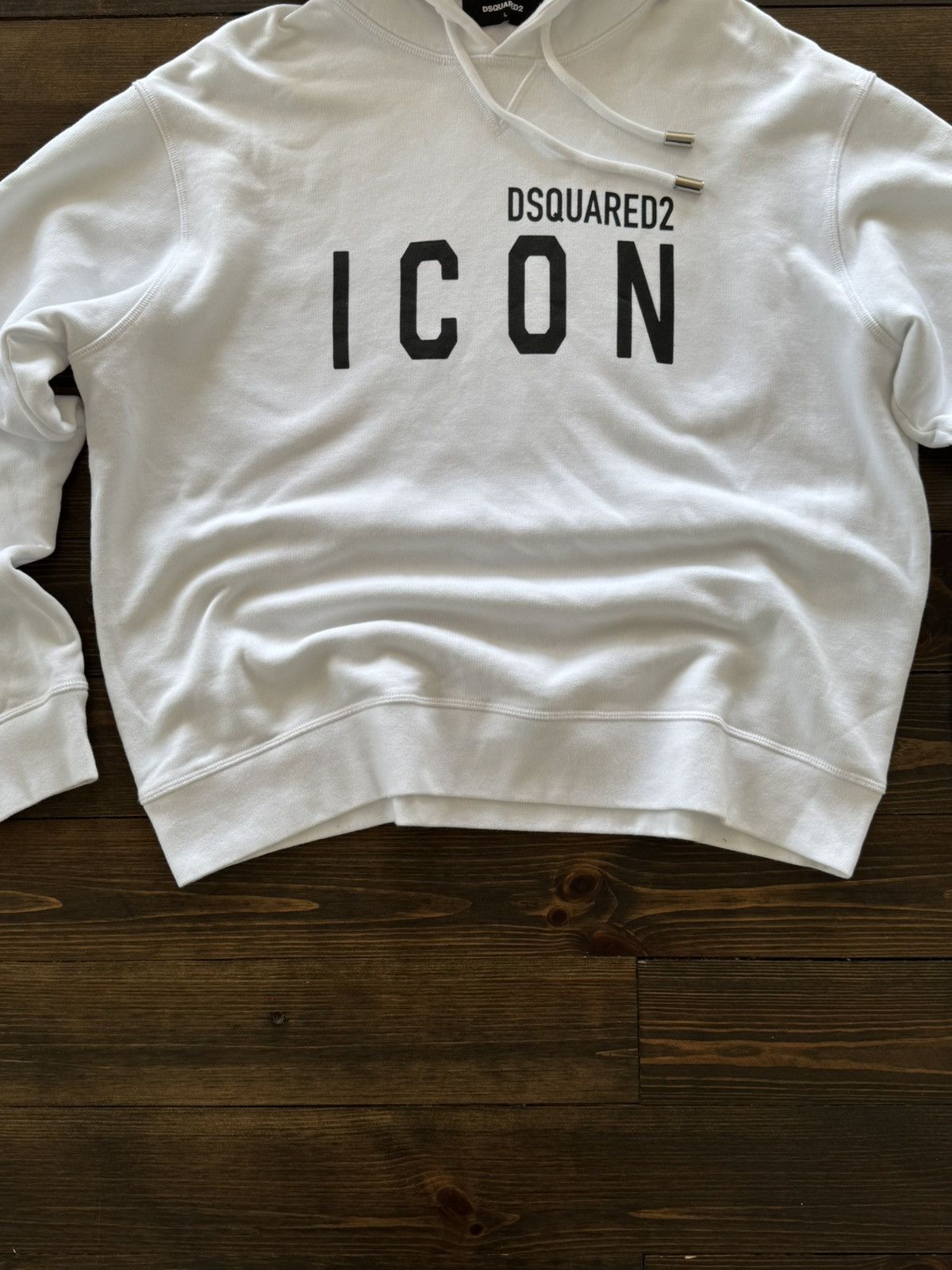 Dsquared2 Dsquared2 00s “Icon” Big Logo Hoodie Size US L / EU 52-54 / 3 - 3 Thumbnail