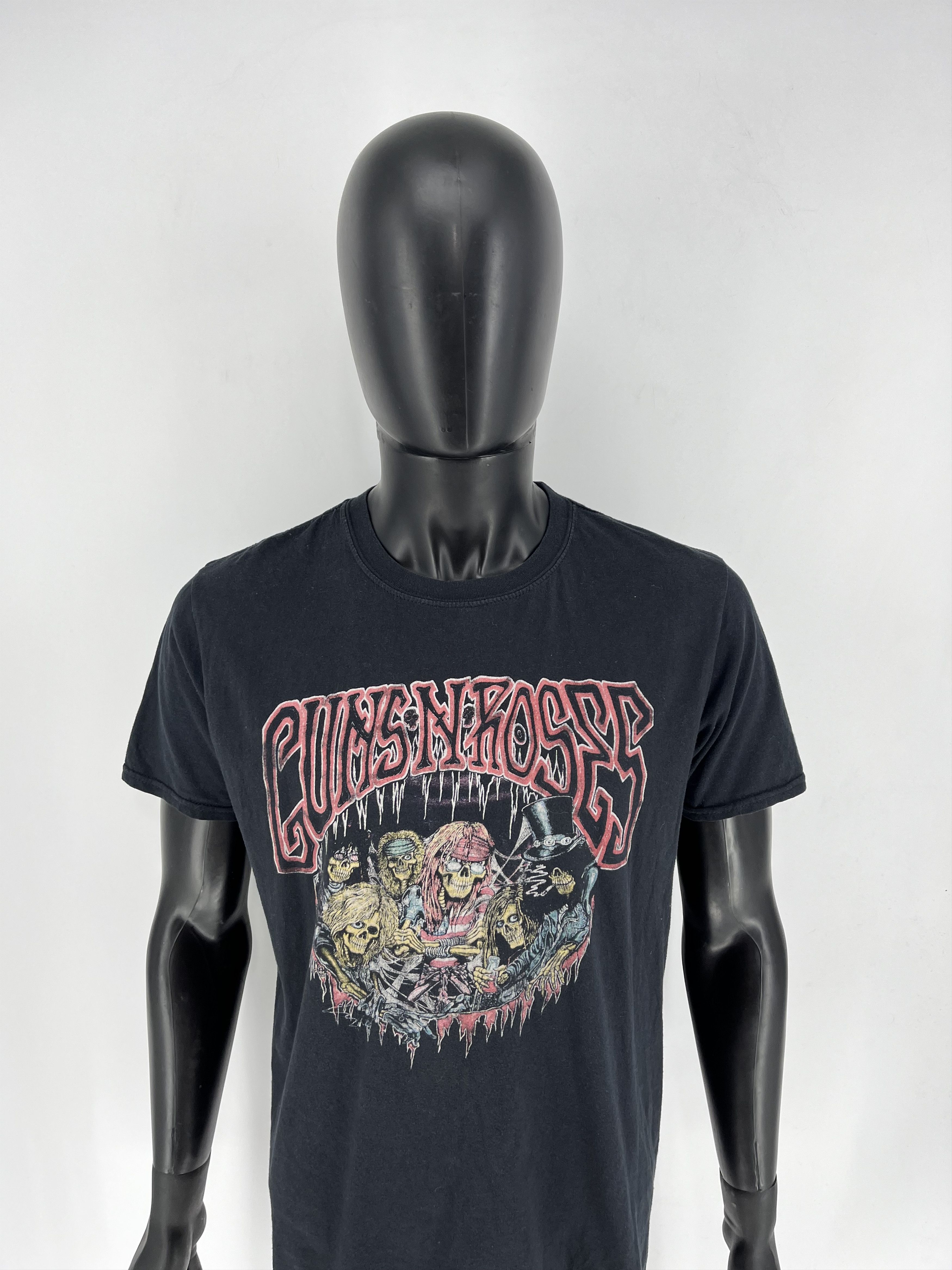 Band Tees × Vintage Vintage Guns N’ Roses 🌹 Big Logo Double Sided T-Shirt Size US XL / EU 56 / 4 - 5 Thumbnail