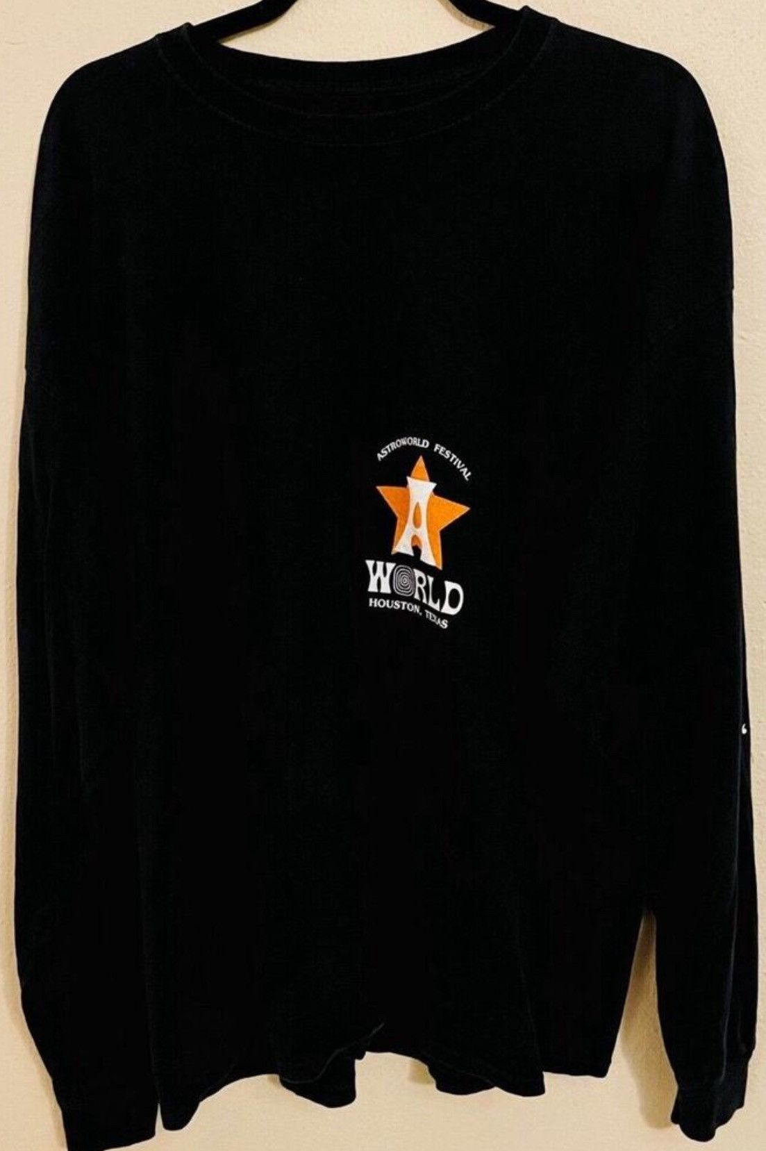 Travis Scott 2018 Travis Scott Astroworld “Astros” T Shirt Size US XL / EU 56 / 4 - 1 Thumbnail