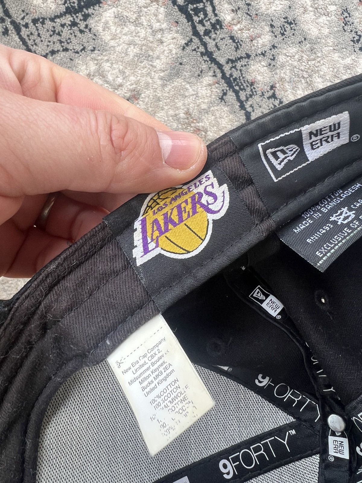 NBA Los Angeles Lakers New Era Cap Size ONE SIZE - 4 Thumbnail