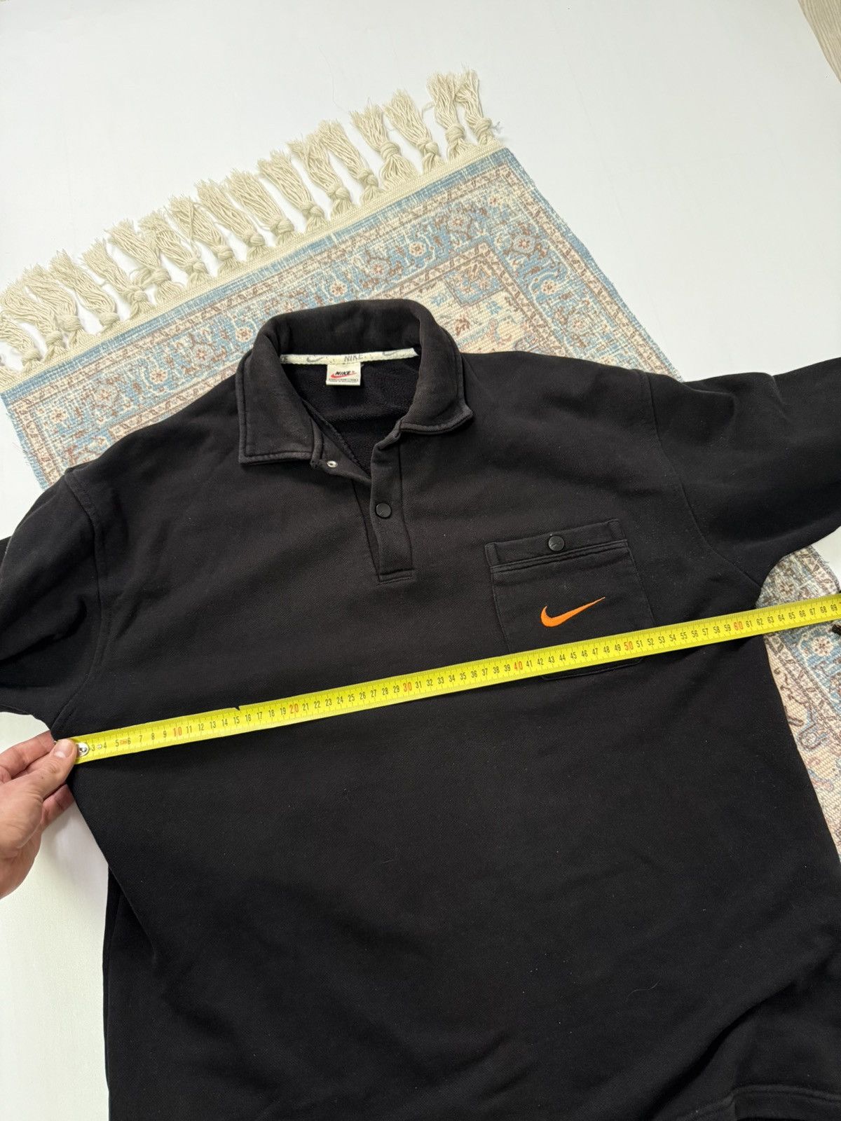 Nike Vintage 90s Nike Y2K Drill Sweatshirt Size US XXL / EU 58 / 5 - 10 Thumbnail
