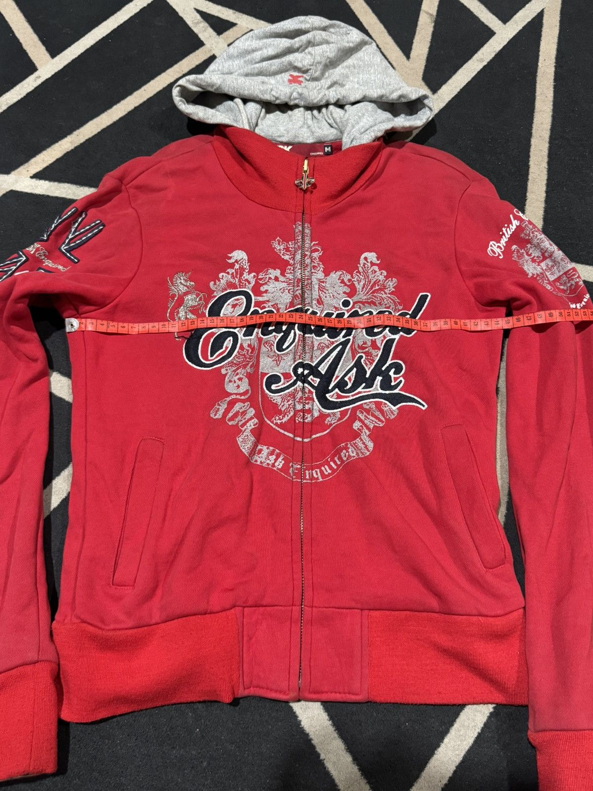 If Six Was Nine Double Layers Ask Enquired British Culture Hoodie Size US S / EU 44-46 / 1 - 7 Thumbnail