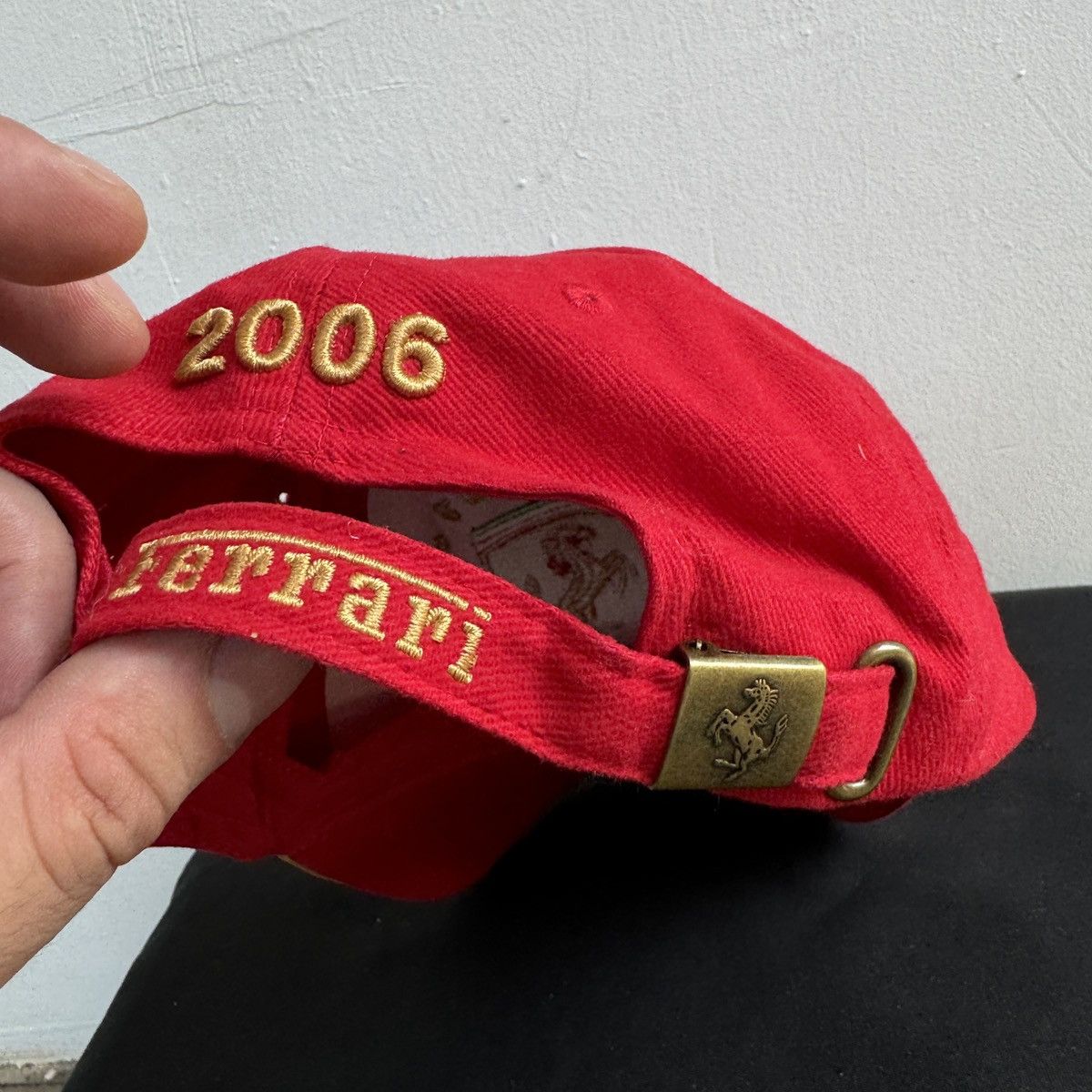 Ferrari Ferrari Vintage Hat Racing Hype Rare Logo Streetwear Cap Size ONE SIZE - 4 Thumbnail