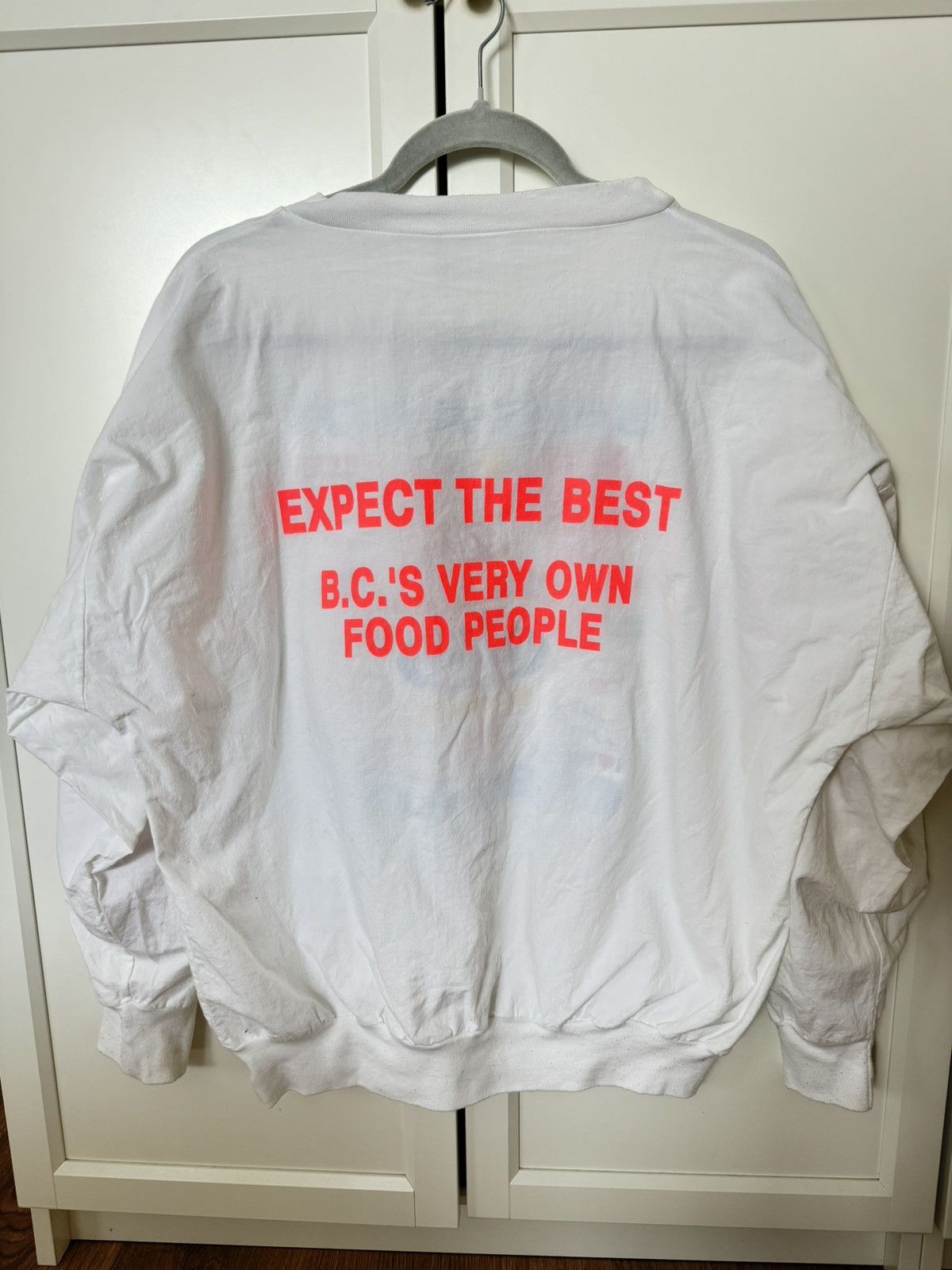 Vintage Vintage USA American sweatshirt 80s 90s y2k food contours Size US S / EU 44-46 / 1 - 8 Thumbnail