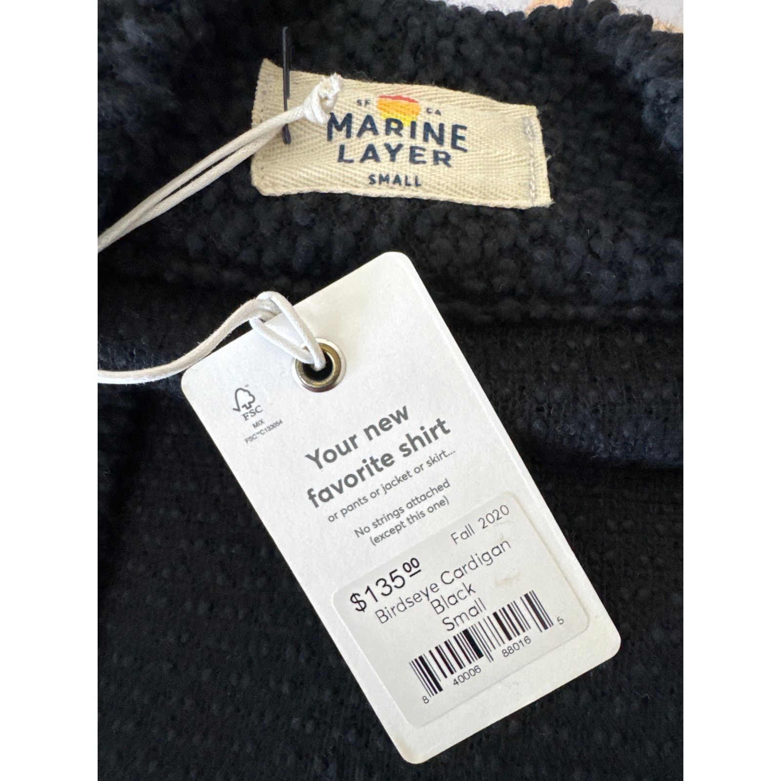 Marine Layer Marine Layer Women's Birdseye open-front cardigan sweater Size S / US 4 / IT 40 - 11 Thumbnail