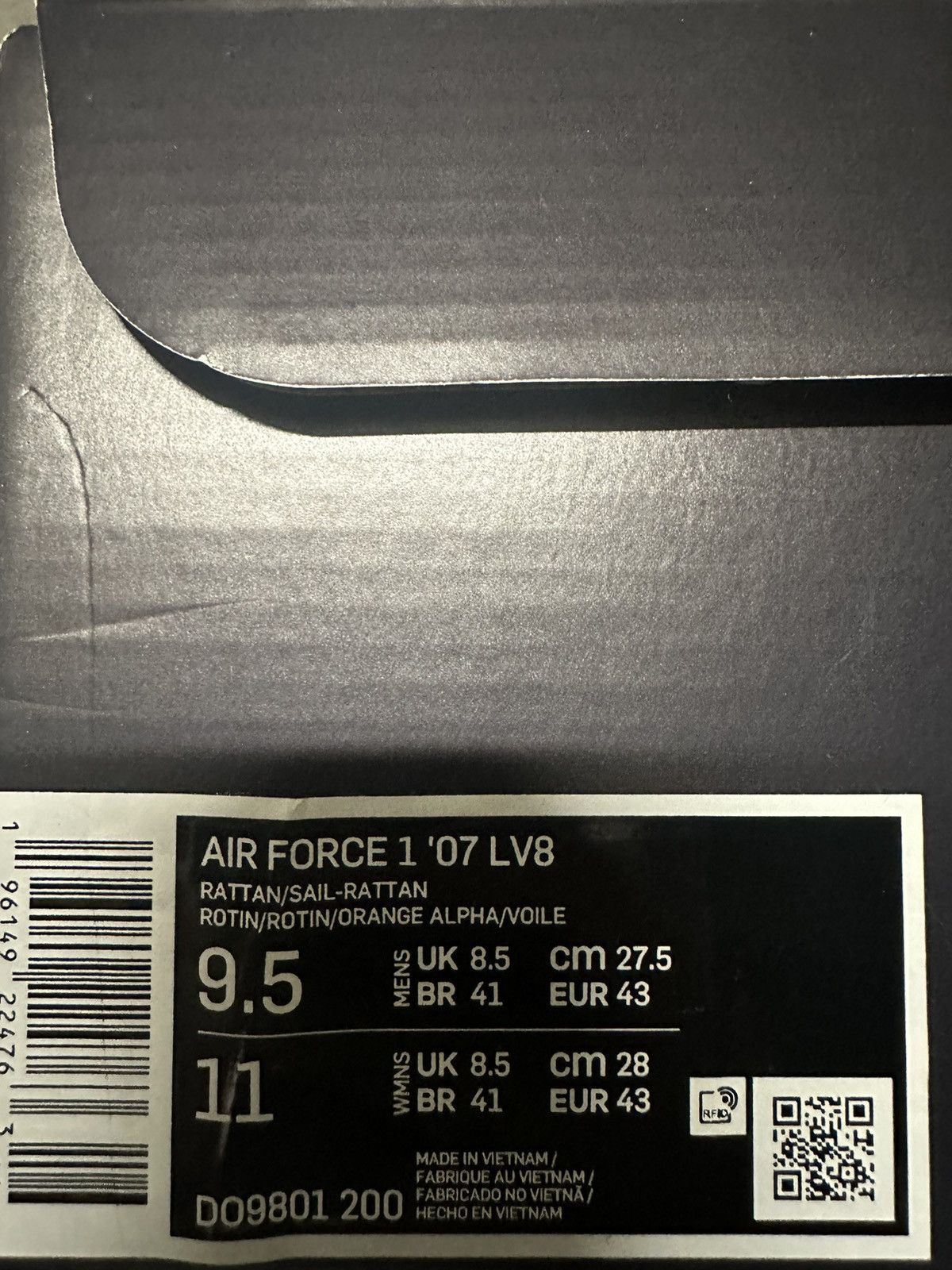 Nike Nike Air Force one low Size US 9.5 / EU 42-43 - 7 Thumbnail