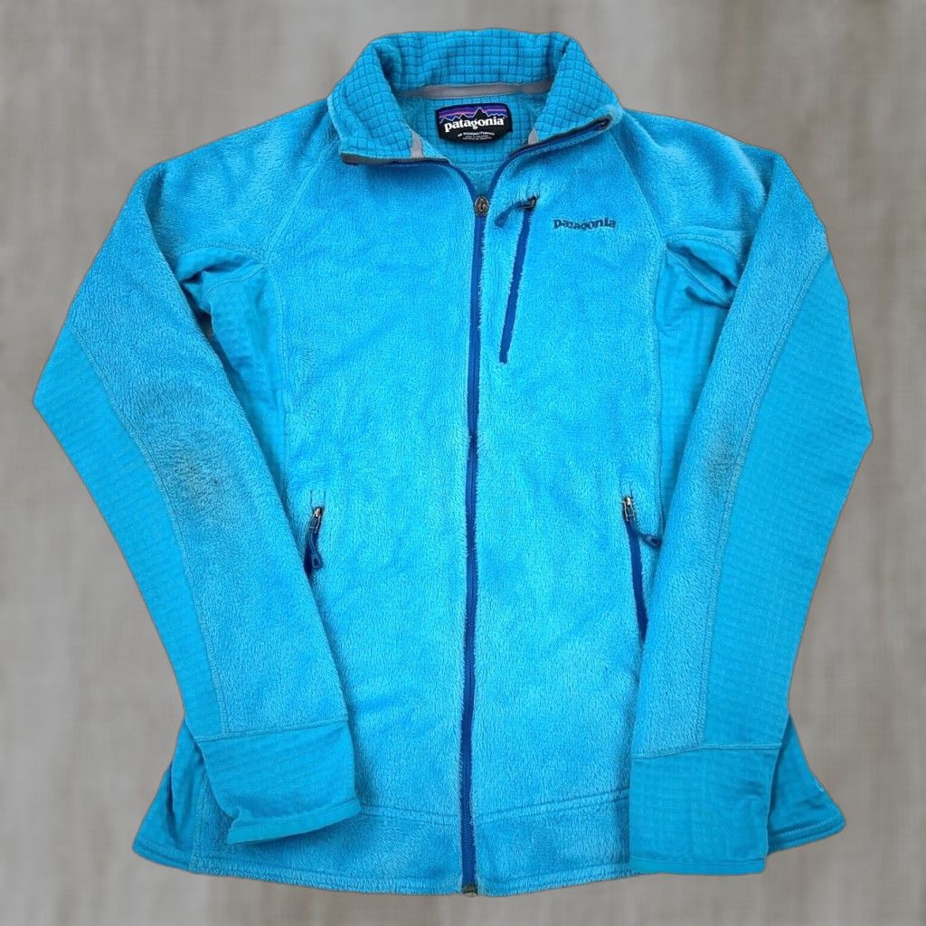 Patagonia Patagonia Jacket Women Medium Blue Fleece Full Zip R Series Sweater READ DAMAGED Size M / US 6-8 / IT 42-44 - 1 Thumbnail