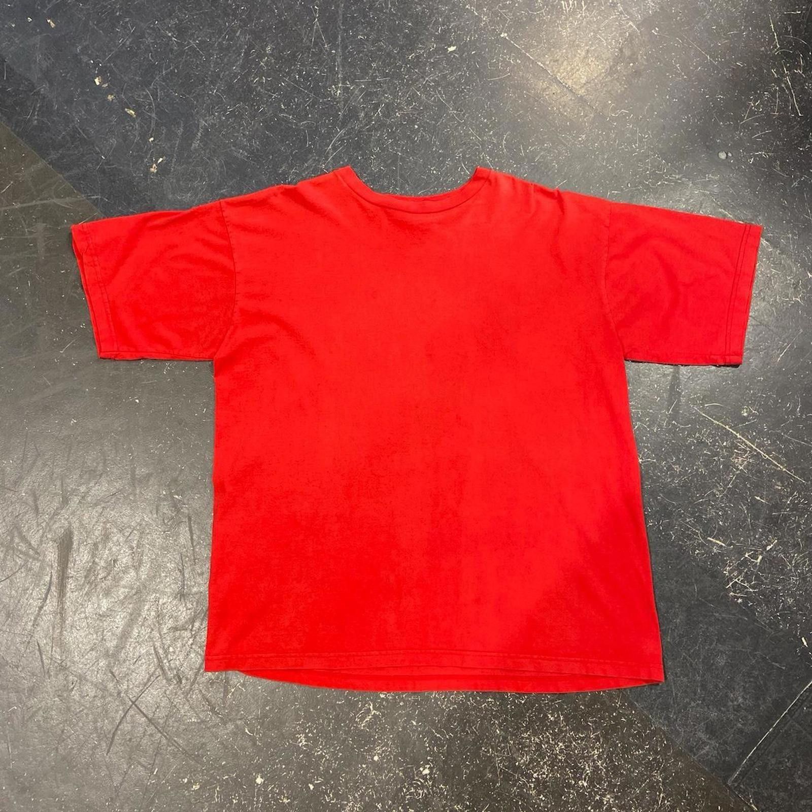 Adidas Vintage Red Adidas Tee Size US XL / EU 56 / 4 - 5 Thumbnail