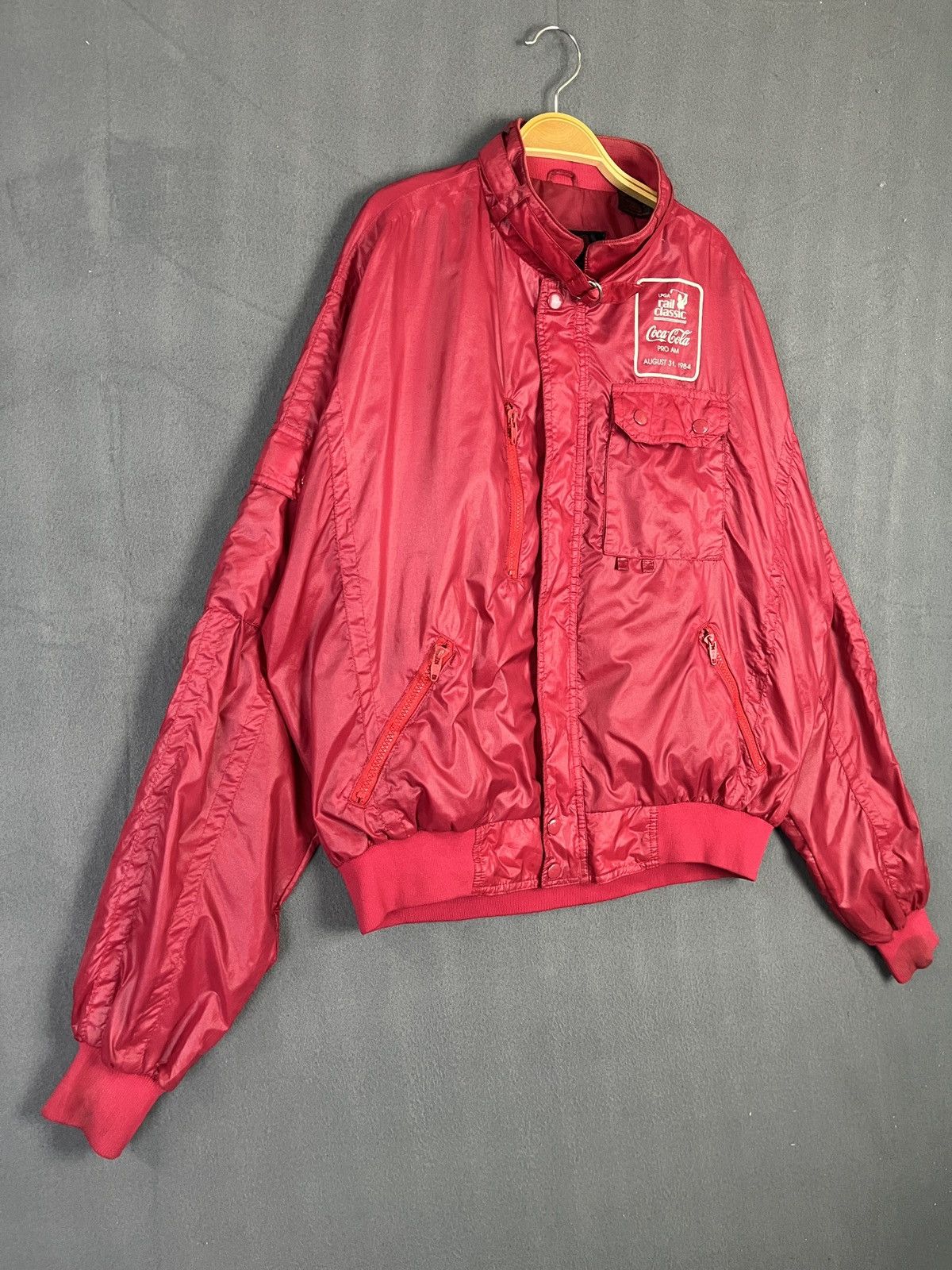 Coca Cola × PGA Tour × Vintage LPGA Rail Classic 1984 Coca Cola Sponsorship Baggy Jacket Size XL / US 12-14 / IT 48-50 - 3 Thumbnail
