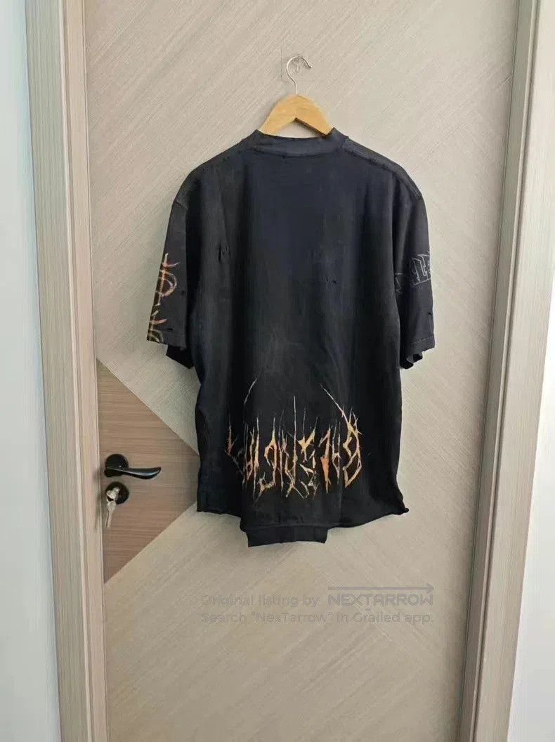 Balenciaga Balenciaga Iron Tower Flame T-shirt. Size US S / EU 44-46 / 1 - 3 Thumbnail