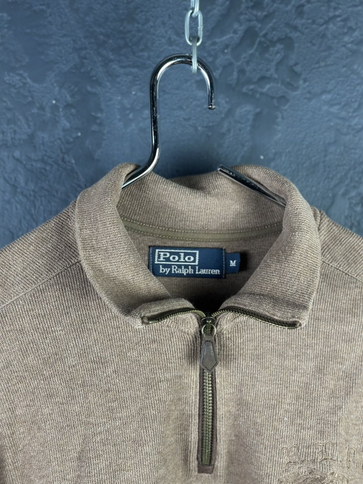 Polo Ralph Lauren × Vintage Vintage Polo Ralph Lauren Sweater 1/3 Zip 90s Size US M / EU 48-50 / 2 - 3 Thumbnail