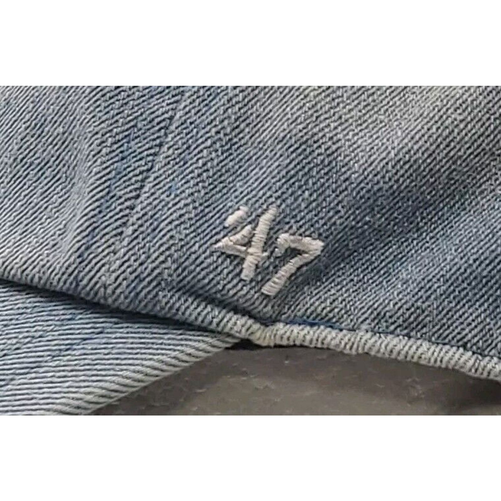 47 Brand Chicago Cubs Woman's Blue Jean '47 Brand Strapback Cap Hat Size ONE SIZE - 4 Thumbnail