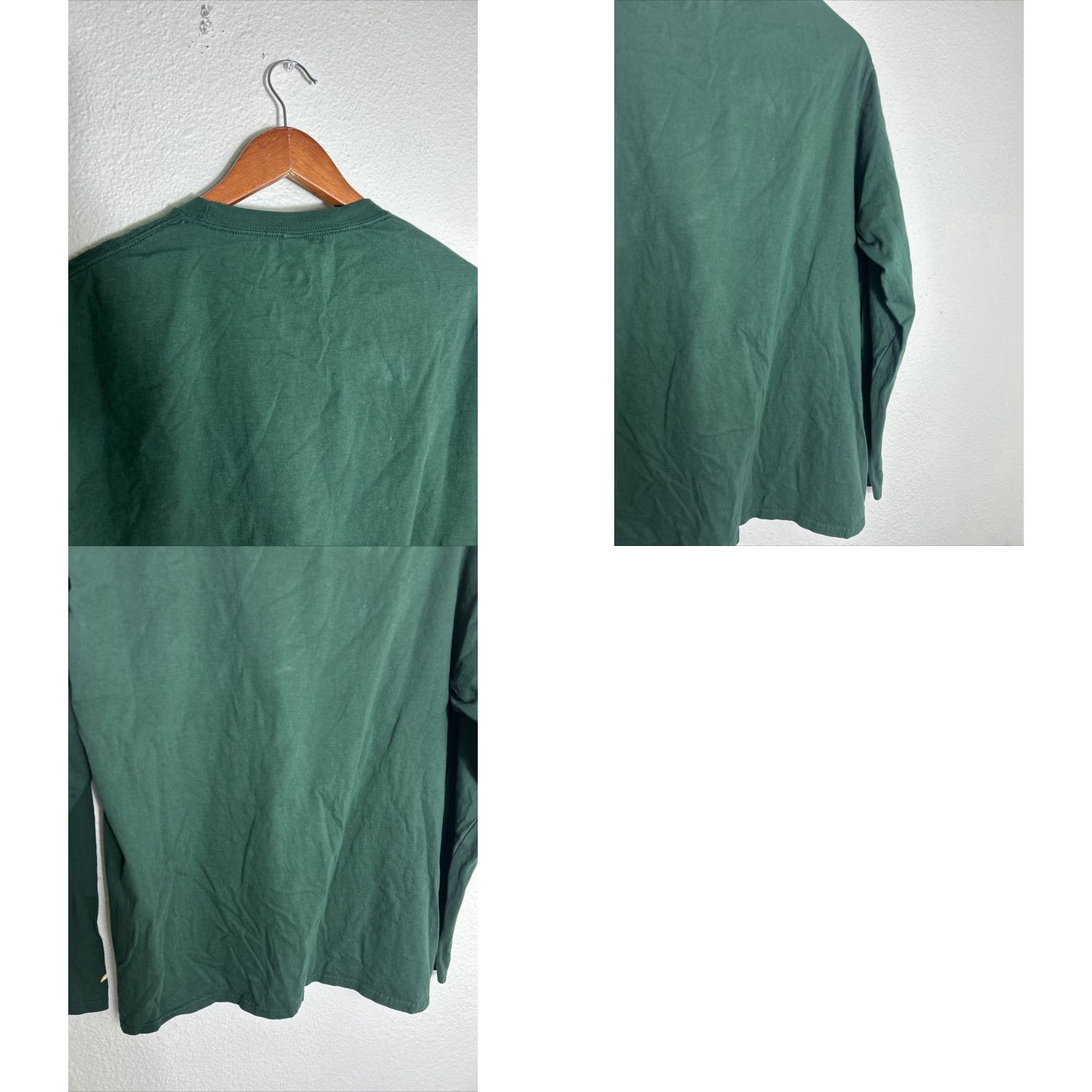 Vintage Oakland Athletics Mens Long Sleeve T-Shirt Green L Take Me To The Town Athletic Size US L / EU 52-54 / 3 - 9 Thumbnail