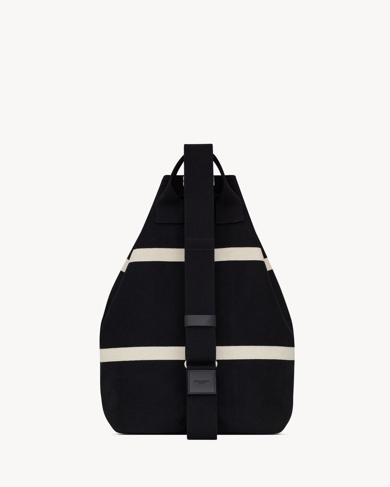 Saint Laurent Paris o1bcso1str1225 Size: OS/Rive Gauche Sling Bag in Black Size ONE SIZE - 4 Thumbnail