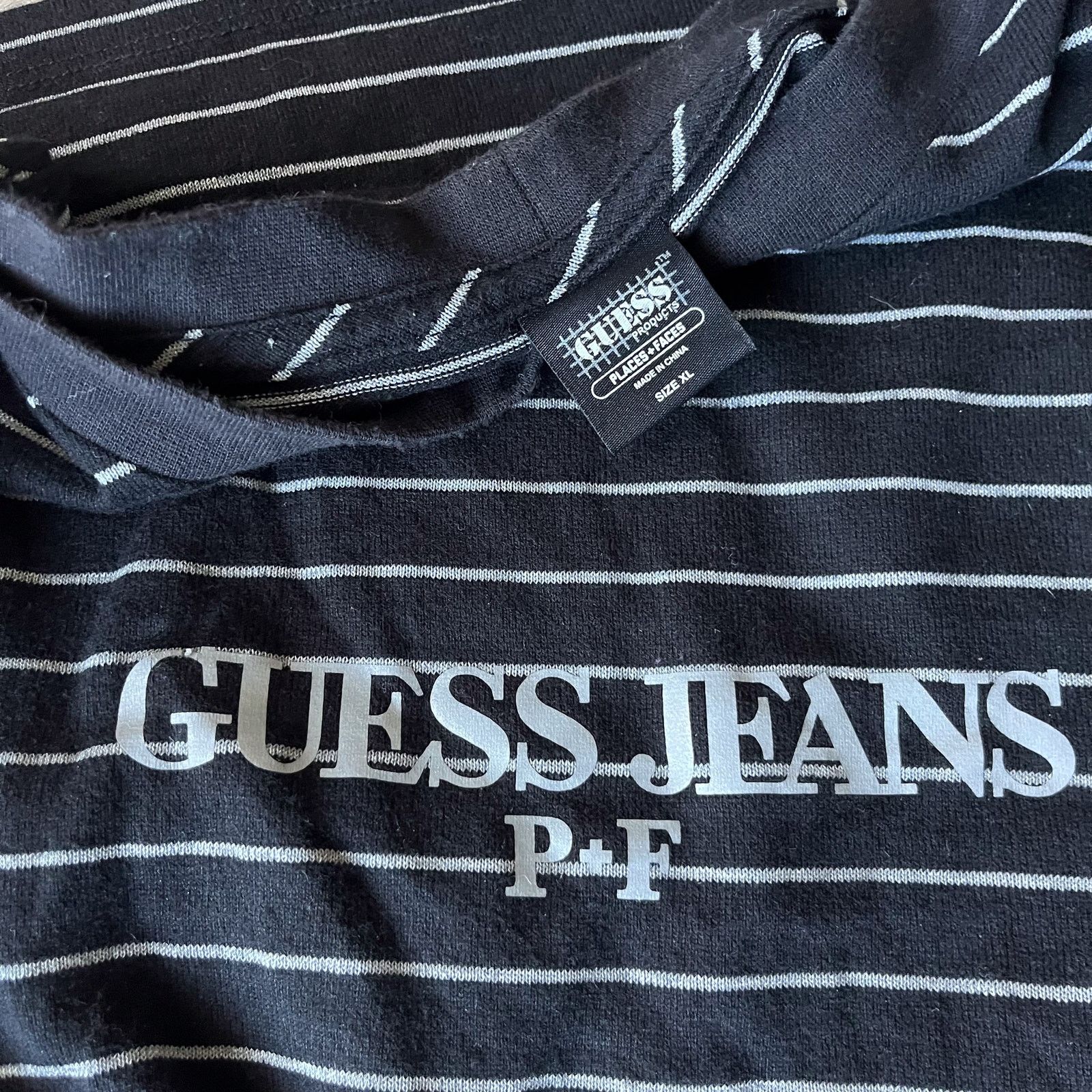 Guess Guess × Places + Faces 2018 Collab 3M Reflective T Shirt XL Size US XL / EU 56 / 4 - 7 Thumbnail