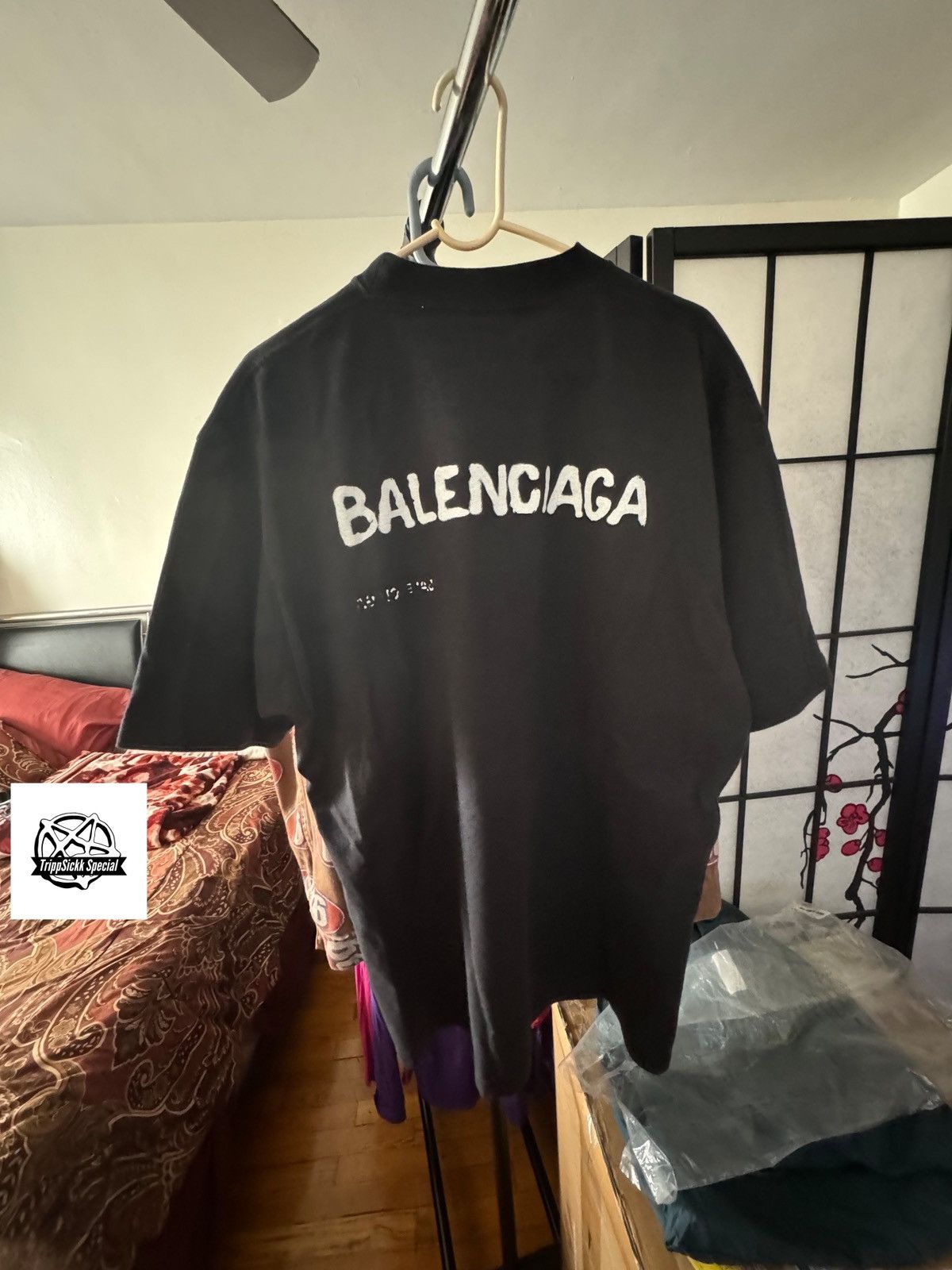 Balenciaga T shirt Oversized fits like large