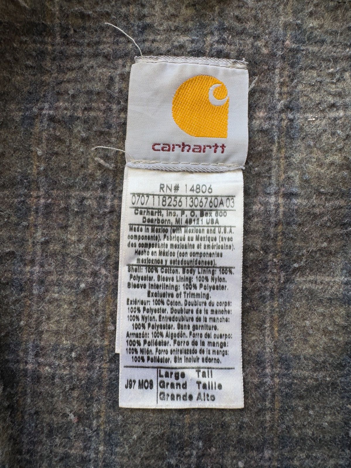 Carhartt Distressed Vintage Carhartt Detroit Jacket J97 MOS Size US M / EU 48-50 / 2 - 12 Thumbnail