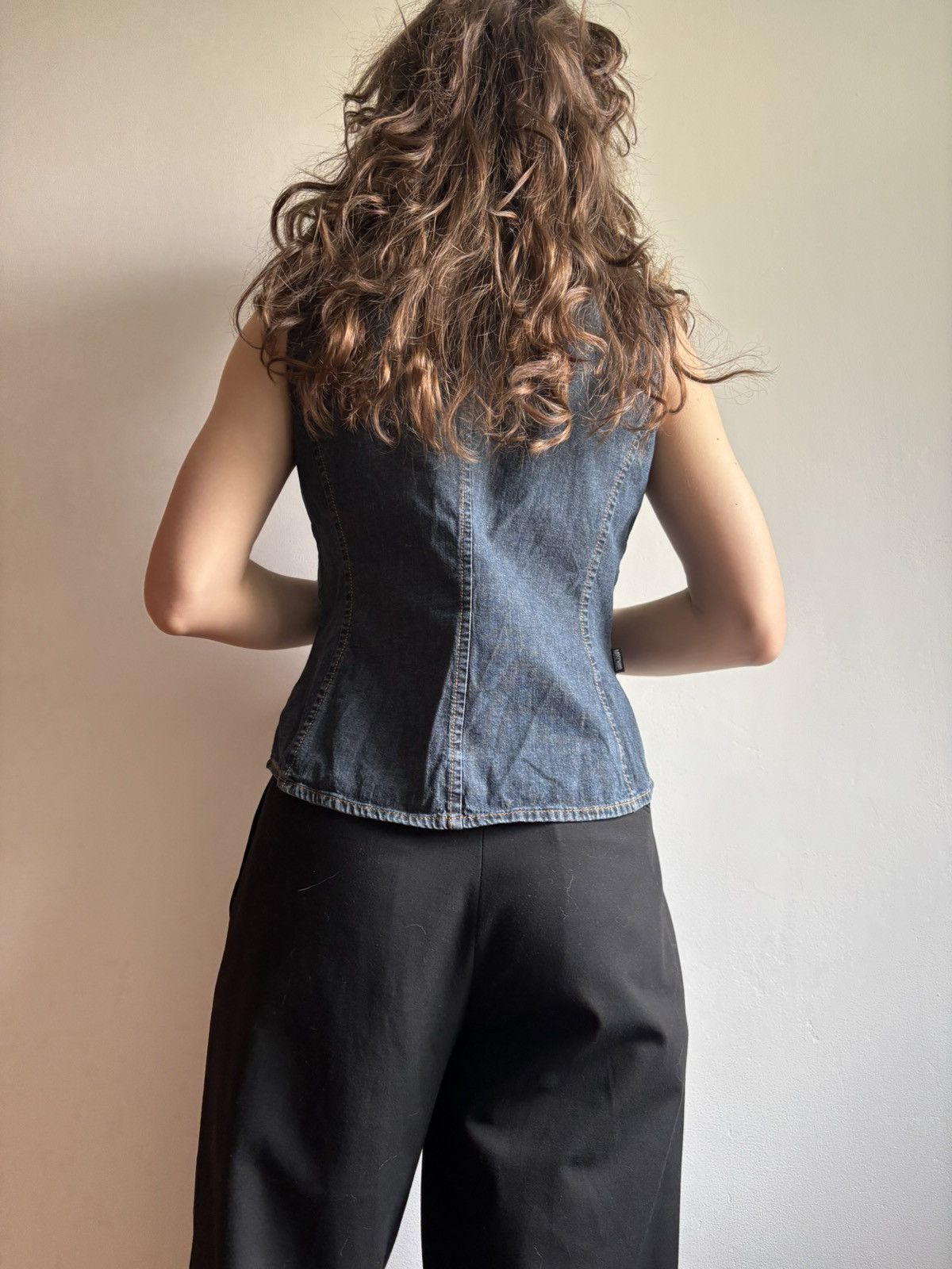 Moschino Moschino jeans made in Italy vintage archived pattern vest Size S / US 4 / IT 40 - 2 Thumbnail