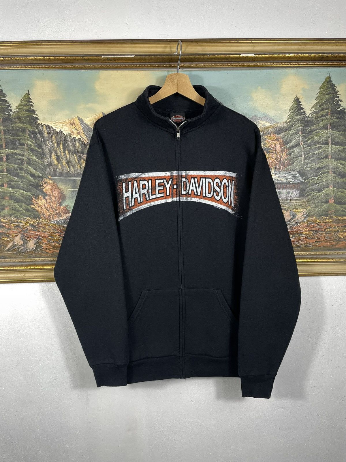 Harley Davidson × Vintage Harley Davidson Retro 00s Crewneck Motor Race Racing Gremany Size US M / EU 48-50 / 2 - 1 Thumbnail