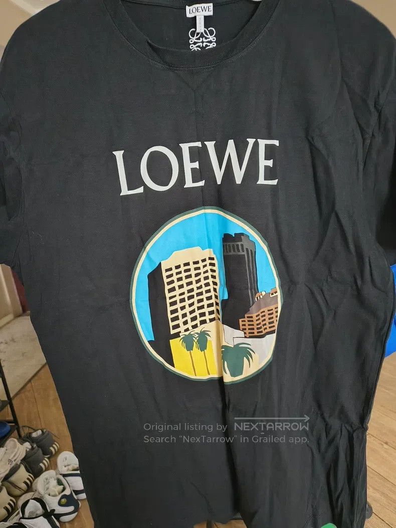 Loewe Loewe Men's Cotton T-Shirt, Black Size US M / EU 48-50 / 2 - 1 Thumbnail