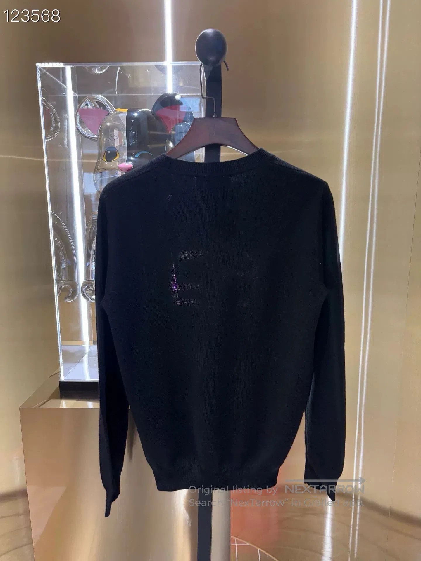 Fendi Fendi 040785 D305 Black Wool Knit Sweater. Size US S / EU 44-46 / 1 - 2 Thumbnail