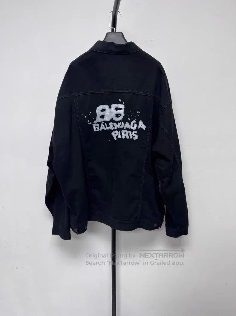 Balenciaga Balenciaga Logo Letter Pattern Single Breasted Jacket Size US M / EU 48-50 / 2 - 1 Thumbnail