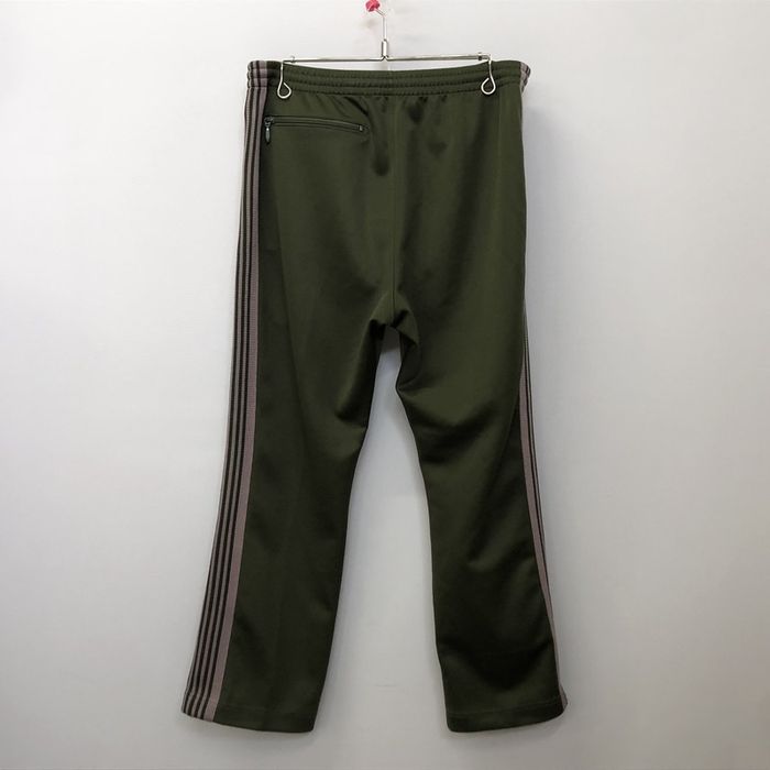 Needles Sweatpant Narrow track pants Polyester Green | Grailed